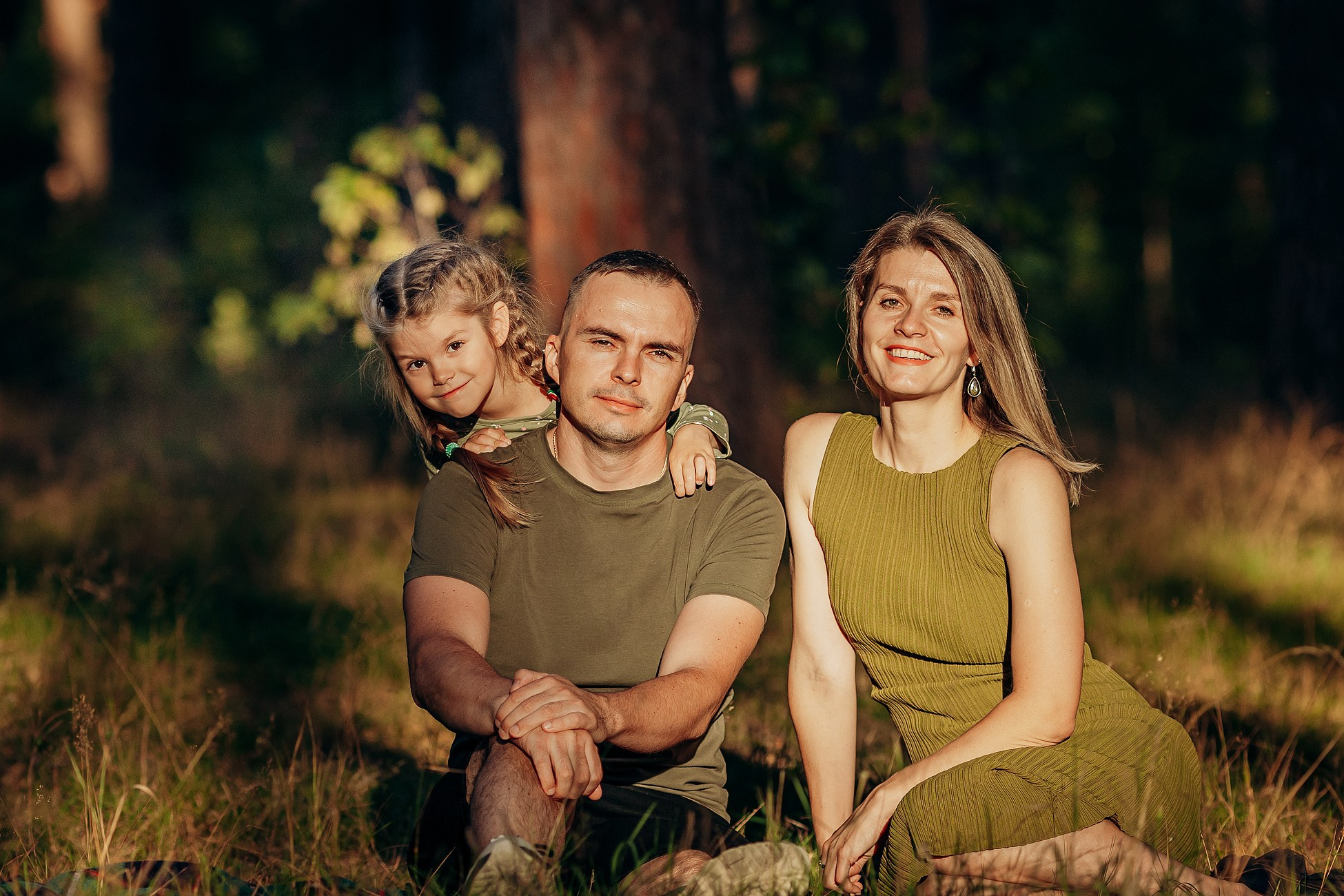 Прогулка в сосновом лесу. Семейный фотограф в Пензе Мария Левина