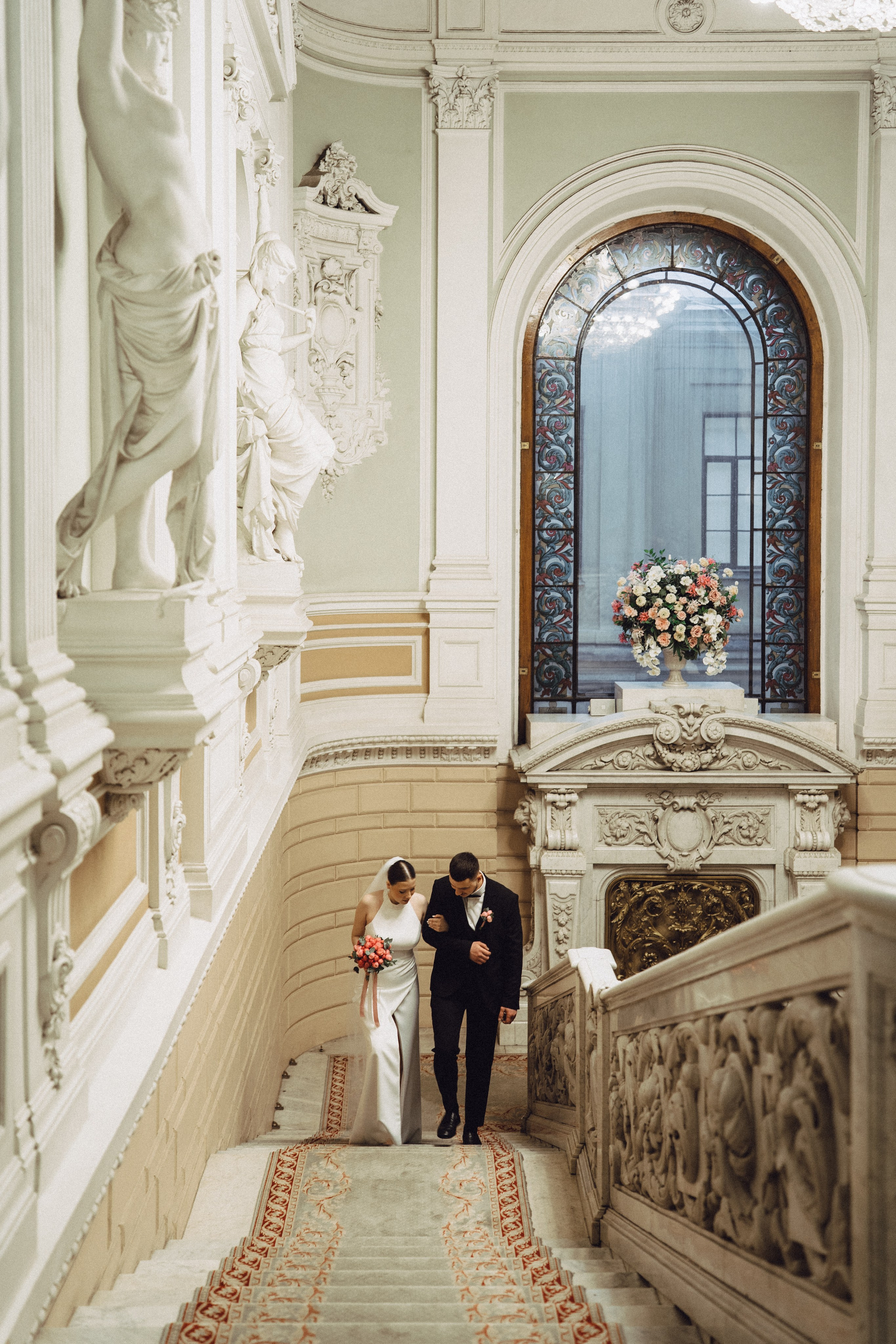 СВАДЕБНАЯ СЬЕМКА В ПЕВОМ ДВОРЦЕ БРАКОСОЧЕТАНИЯ. Профессиональный фотограф, Санкт-Петербург — Виктория Богомолова