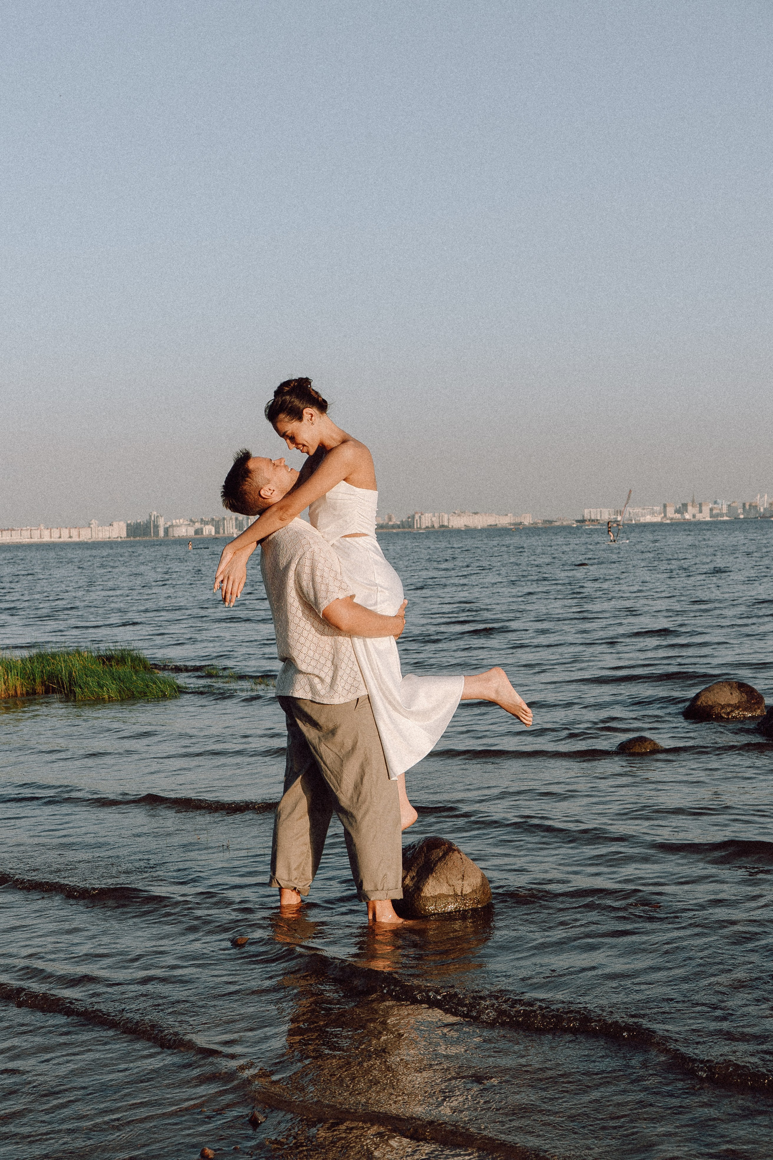 СВАДЕБНАЯ ФОТОСЕССИЯ ВЫЕЗДНОЙ ЦЕРЕМОНИИ (ФИНСКИЙ ЗАЛИВ). Профессиональный фотограф, Санкт-Петербург — Виктория Богомолова