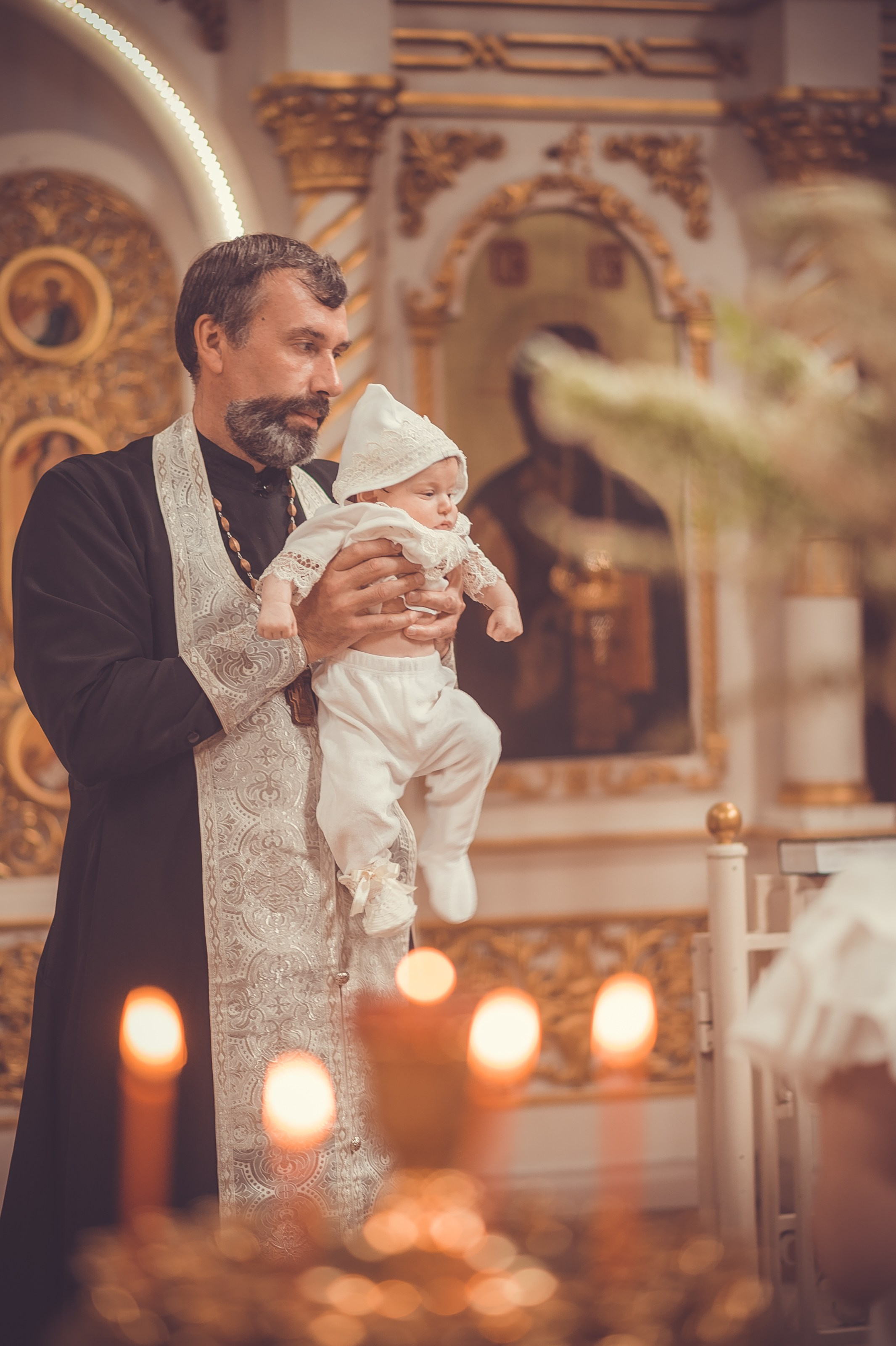 Крещение. Семейный и детский фотограф и видеограф в Санкт-Петербурге Веденина Юл