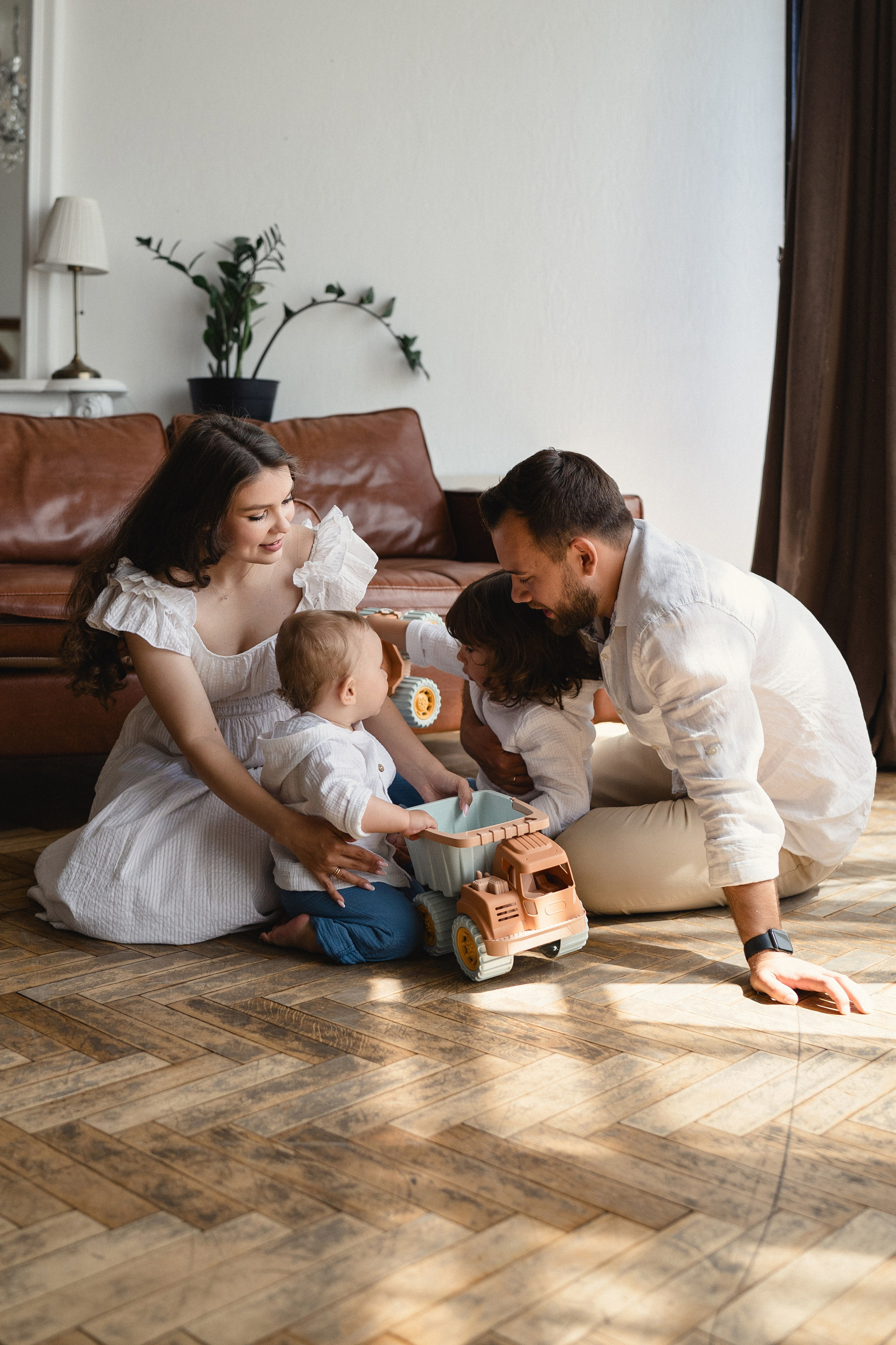 Ксюша, Егор, Елисей и Арсюша. Фотограф Москва. Екатерина Дударевич