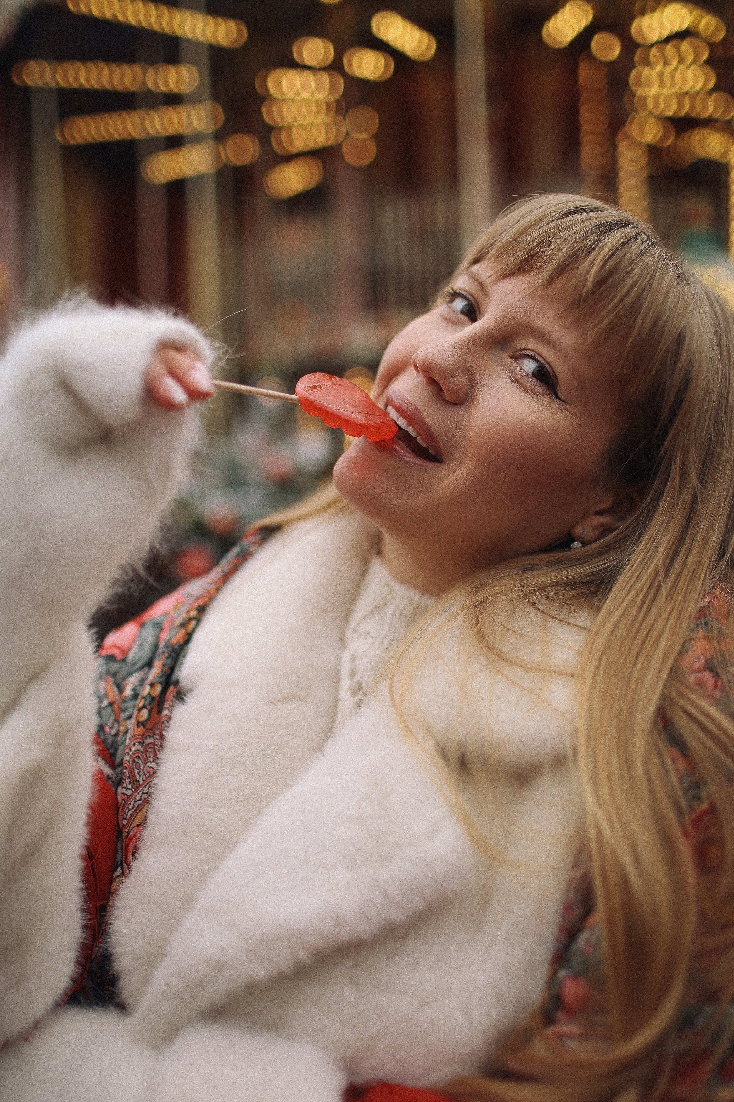 Новогодняя фотосессия на Гум Ярмарке. Фотограф Владимир Москва