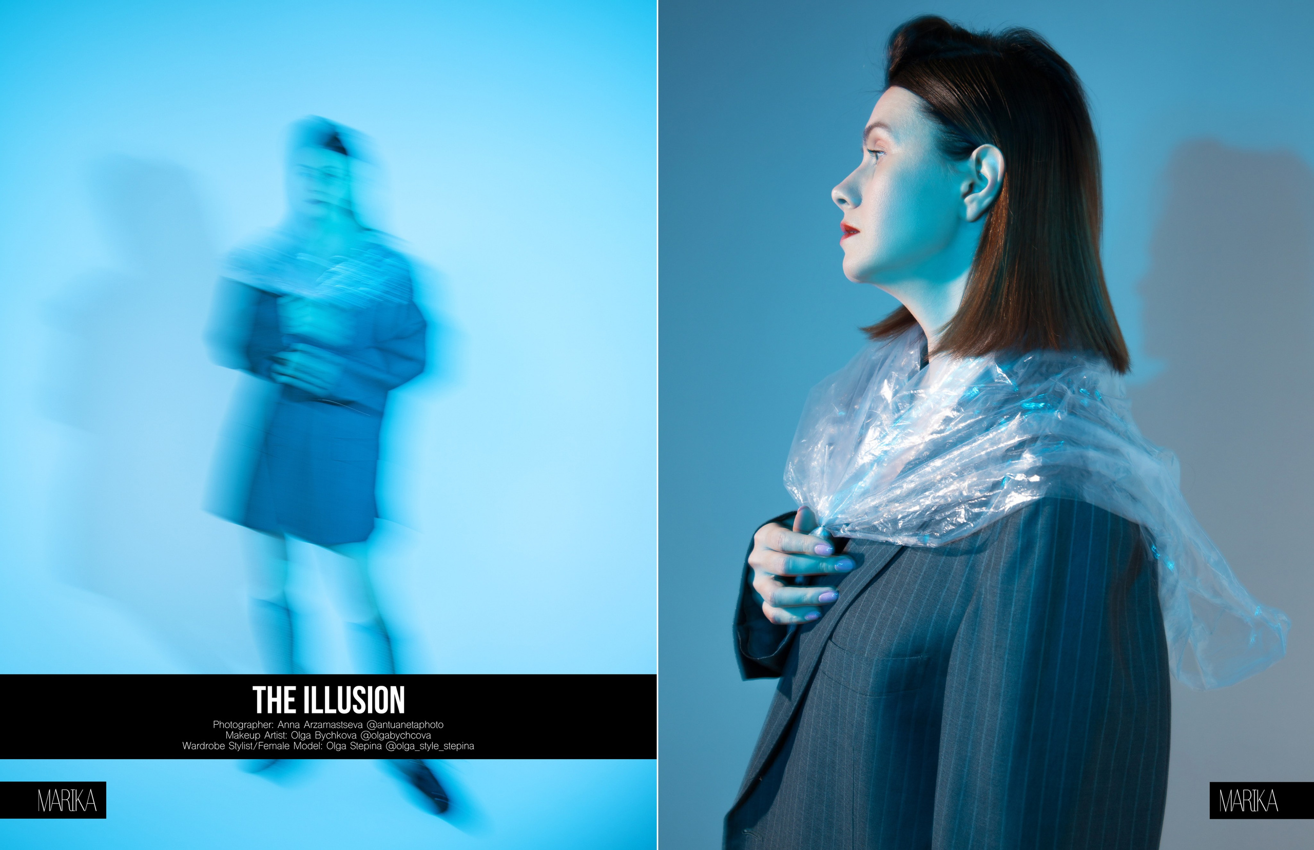 THE ILLUSION — Editorial for MARIKA Magazine. Photographer Anna Arzamastseva