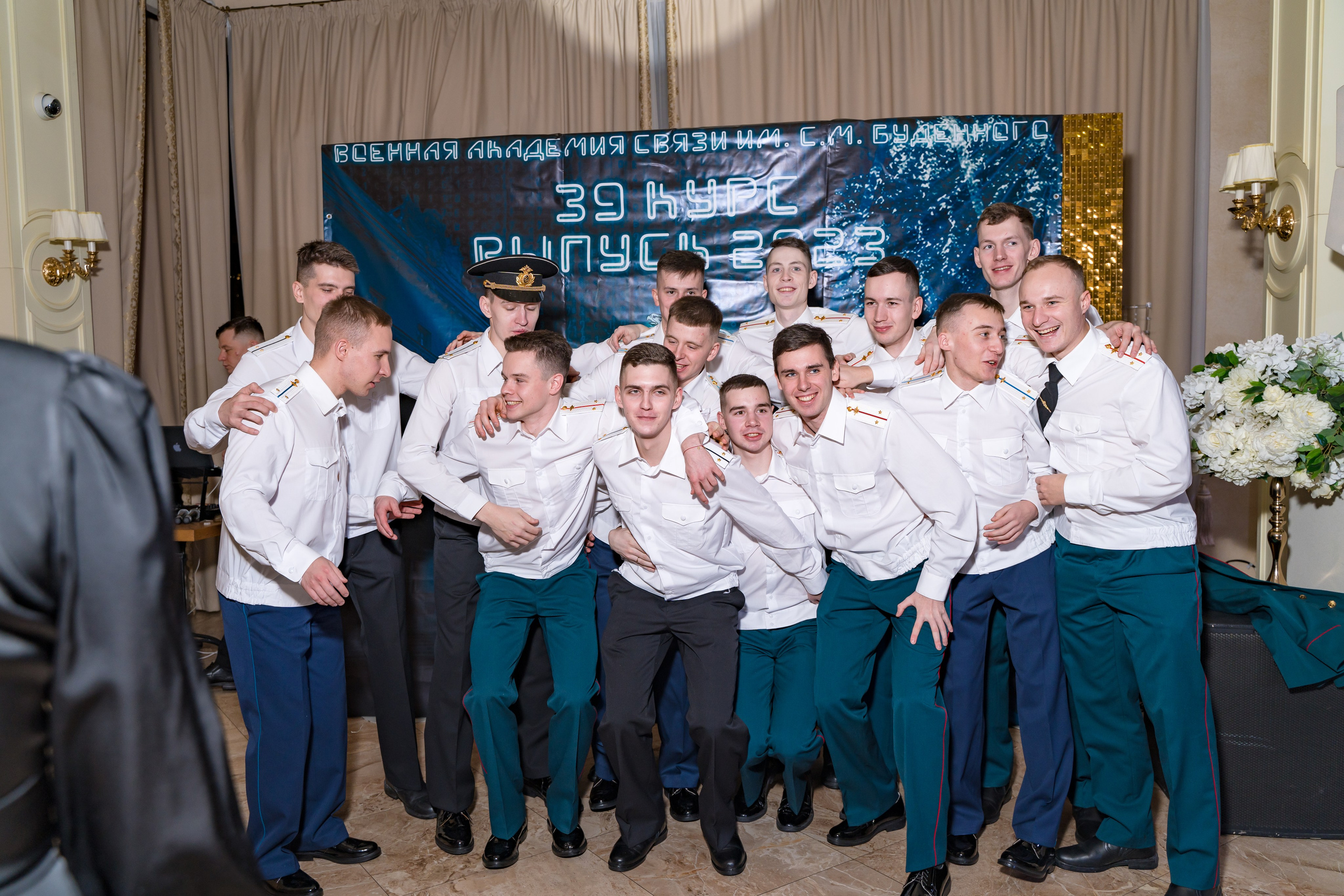 Фотосъемка выпуска военной академии и вручение дипломов