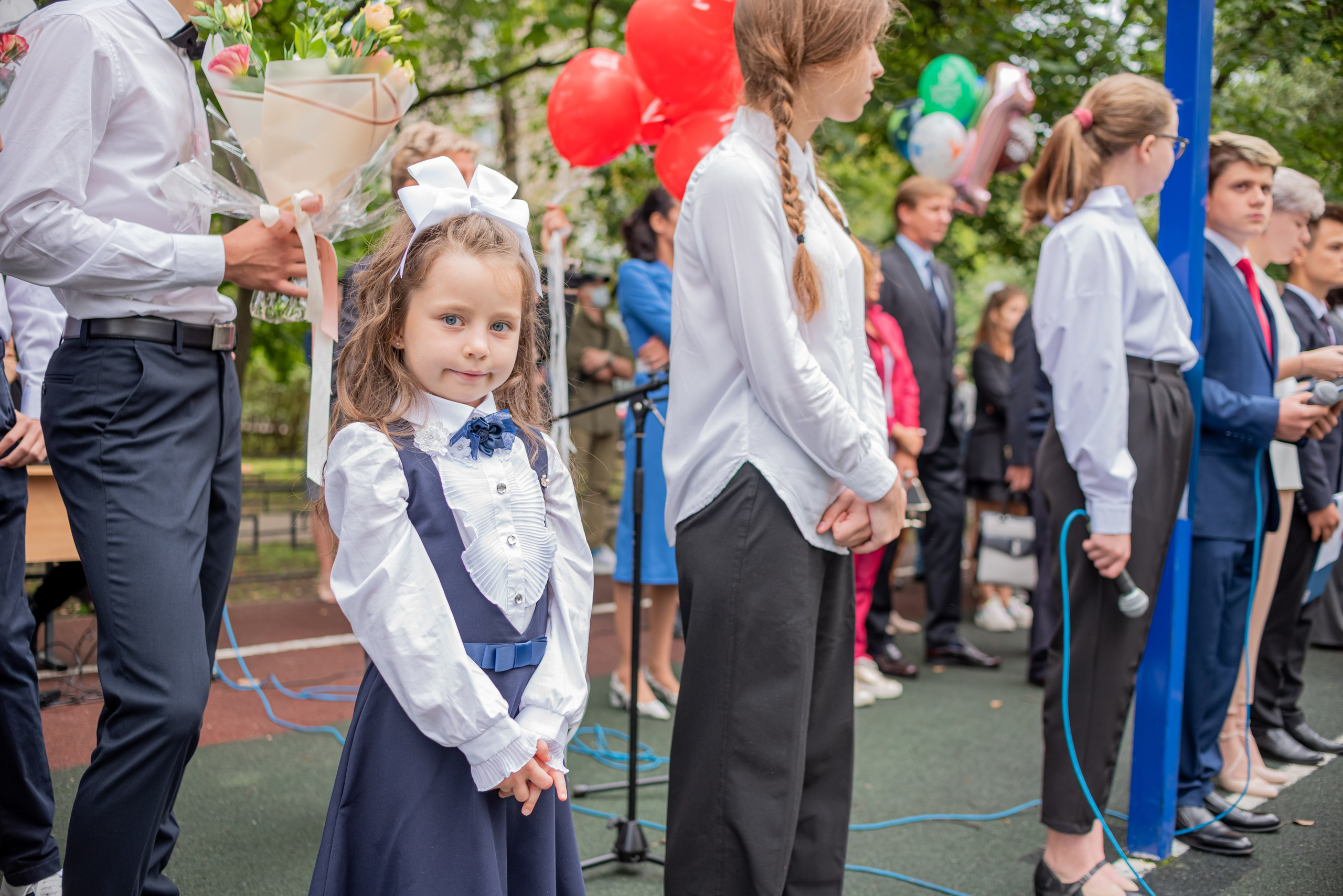 Первый класс, школа 2200, Москва. Свадебный и семейный фотограф Екатерина Пушан. Москва, Балашиха, Железнодорожный, Солнечногорск