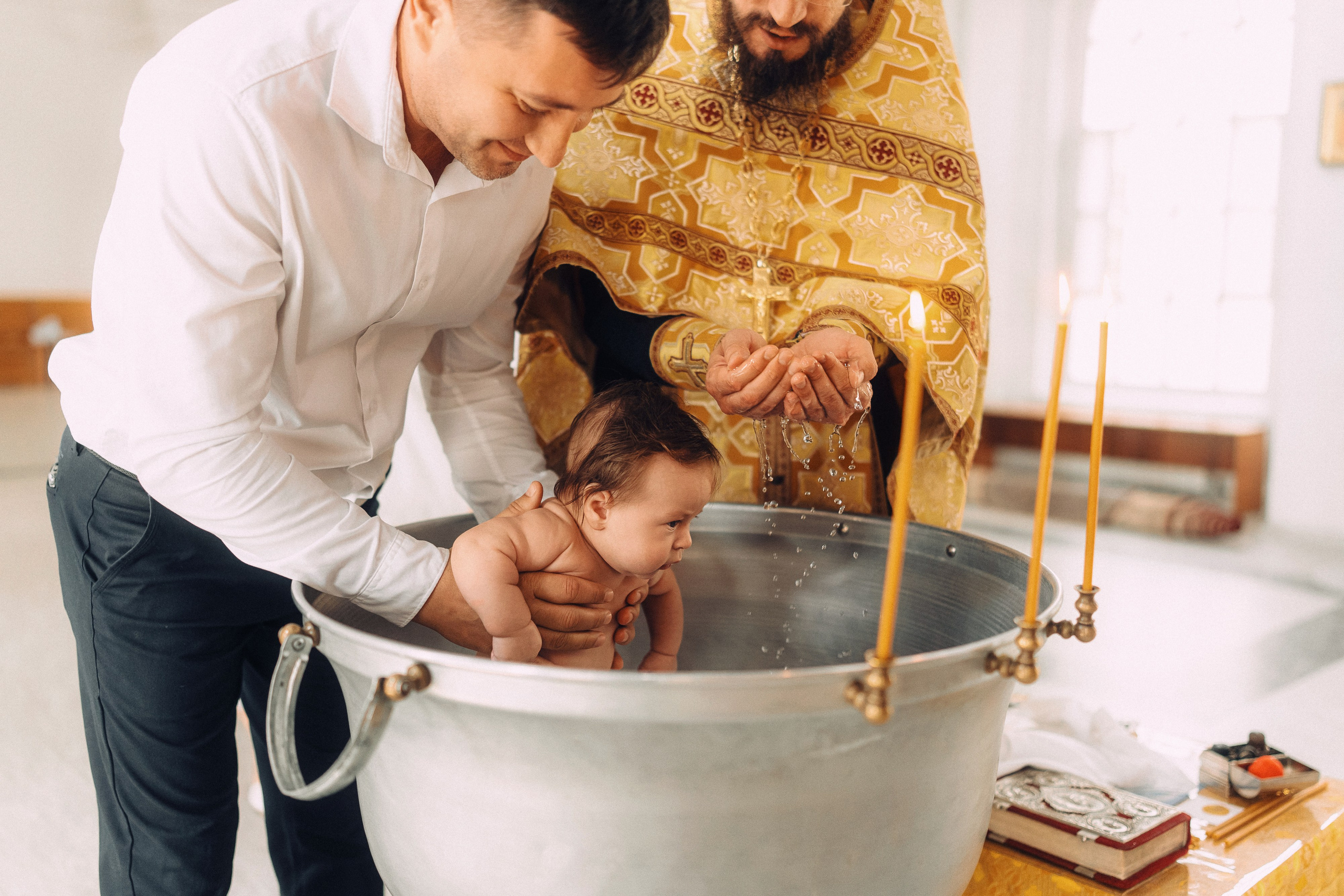 Таинство крещения в Воронеже. Свадебный и репортажный фотограф в Воронеже Роман Янко