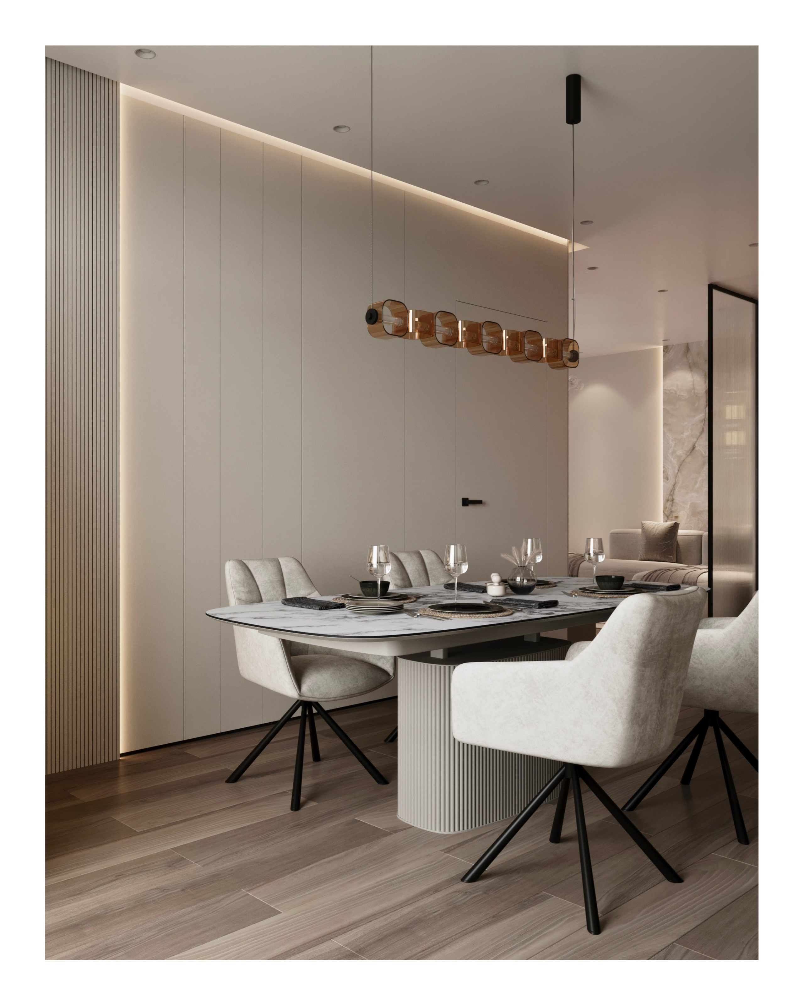 Apartments in Petrovskaya Dominanta, Saint Petersburg. Cg artist Shchapov Dmitry