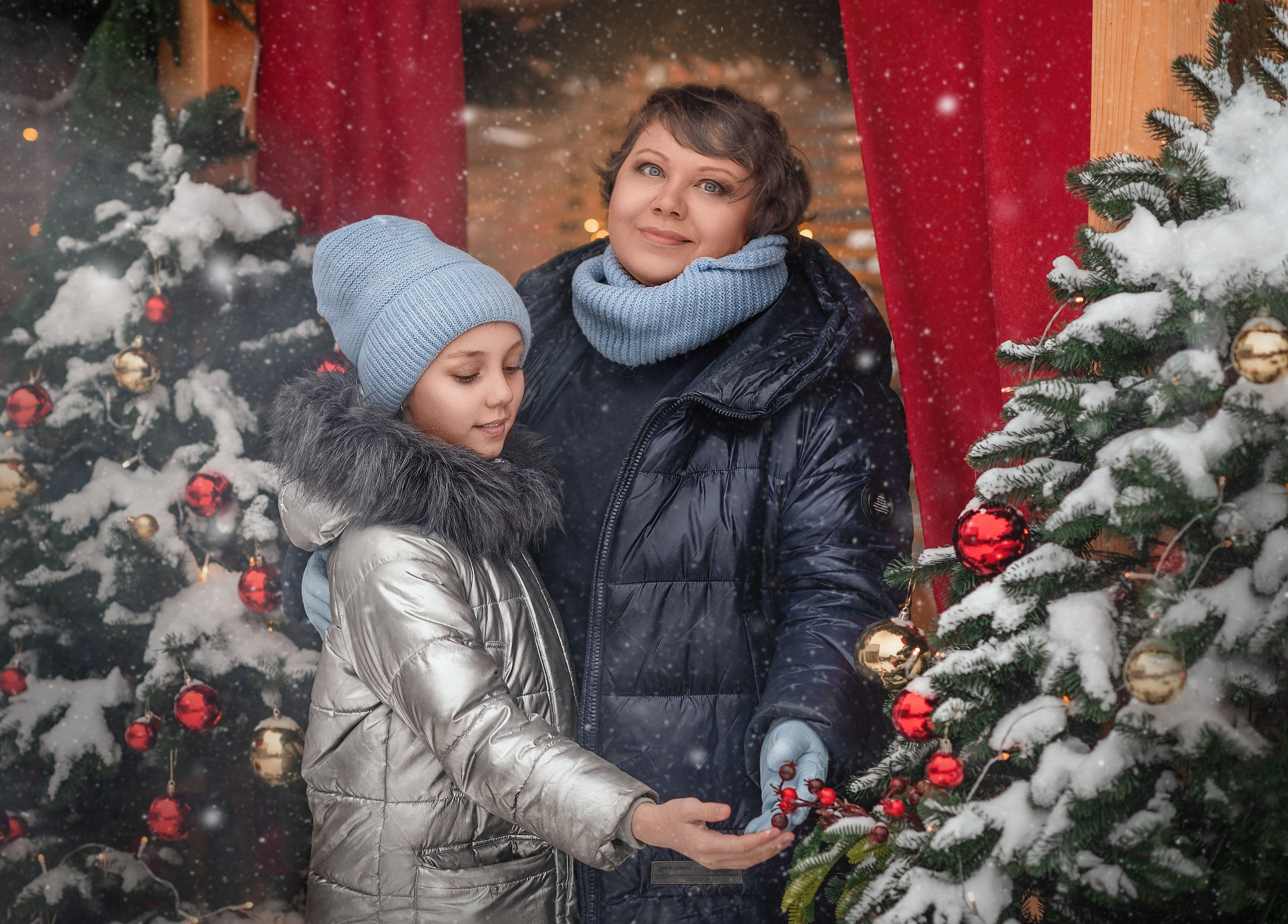 НОВОГОДНЯЯ БЕСЕДКА. Семейный фотограф Екатеринбург Лора Мур