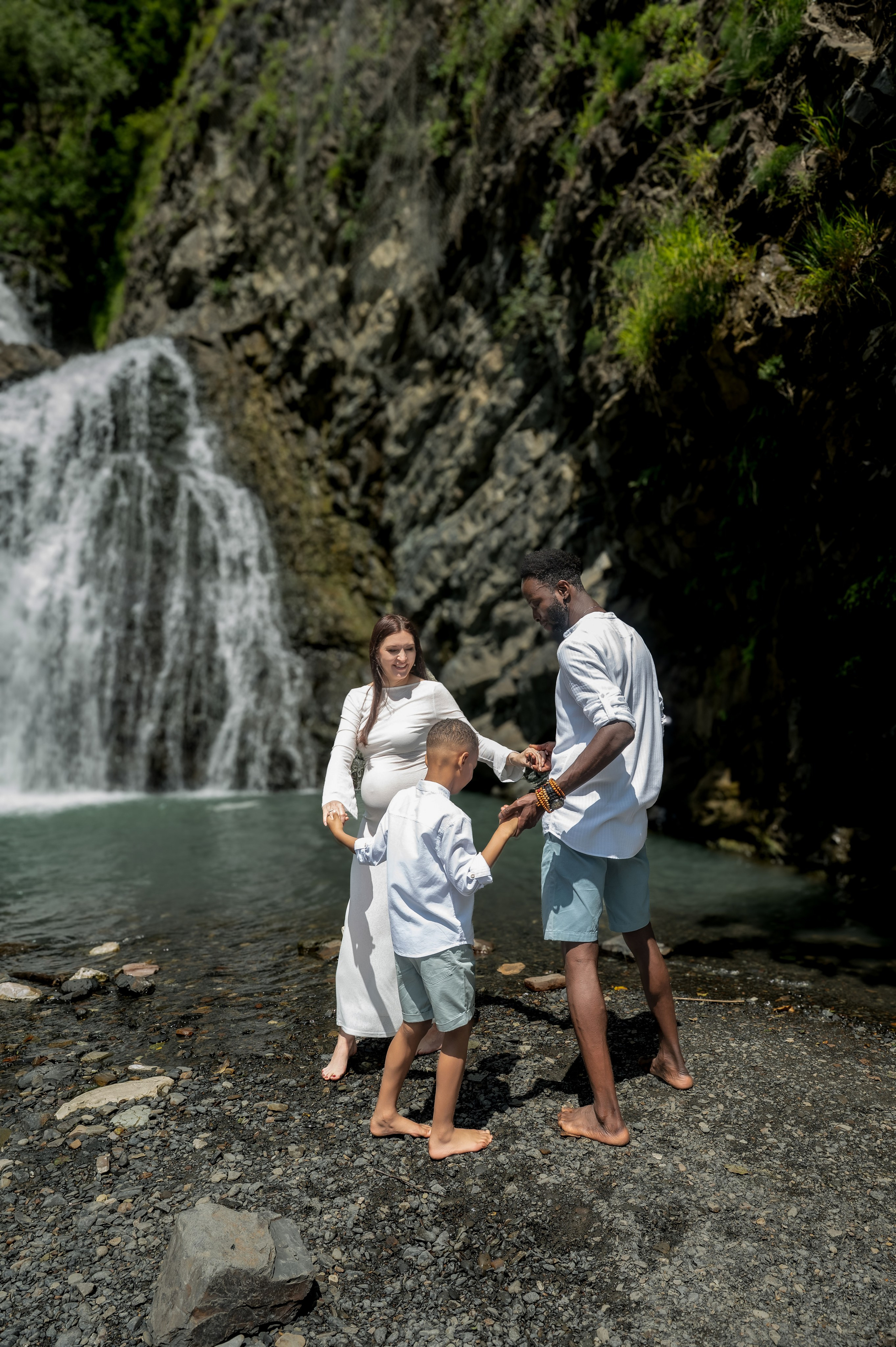 Тьерри и Светлана водопады. Наталья Слесаренко фотограф в Сочи