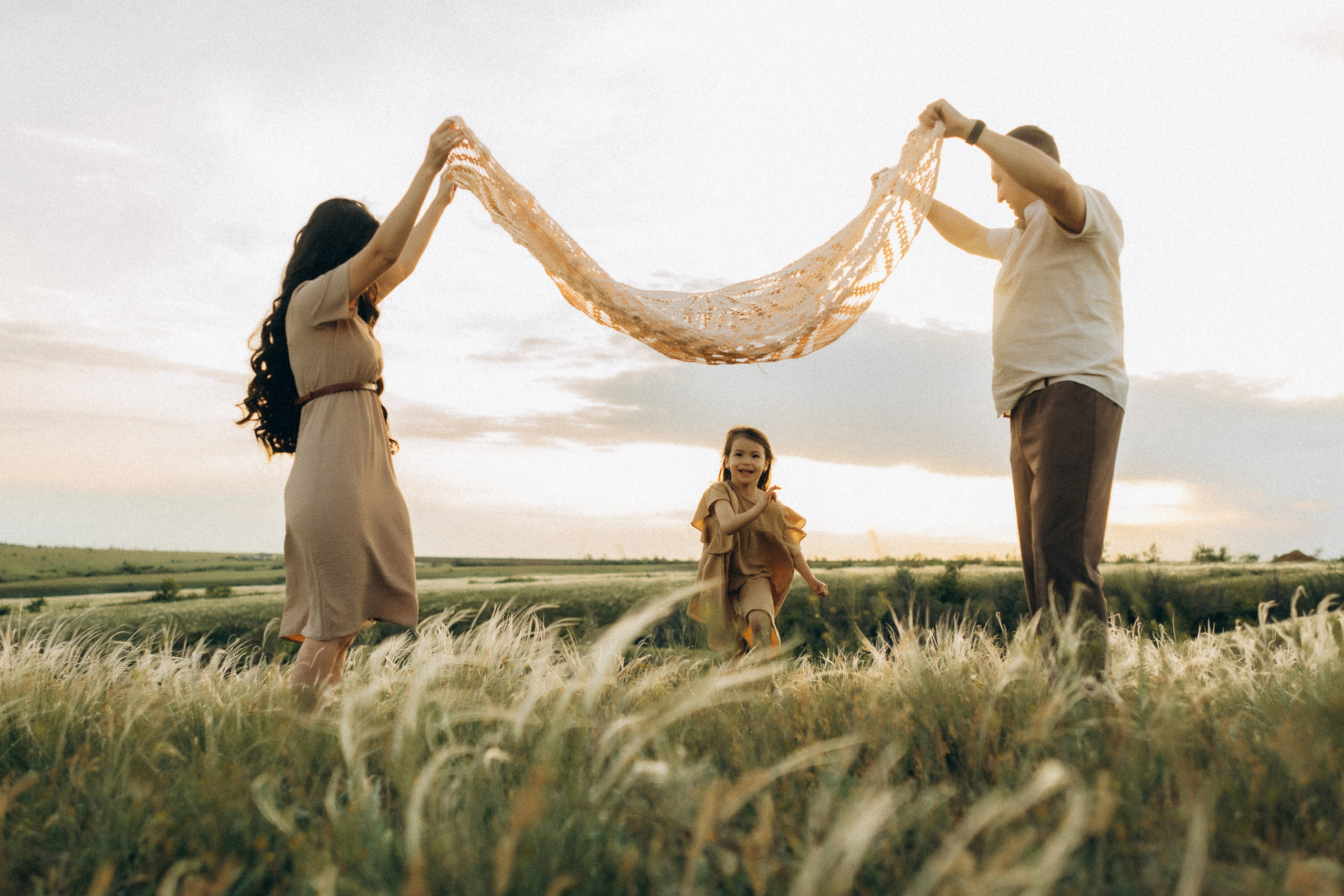 Оксана, Паша и Вероника. Семейный фотограф и детский фотограф в Волгограде Алеся Бутакова — дет