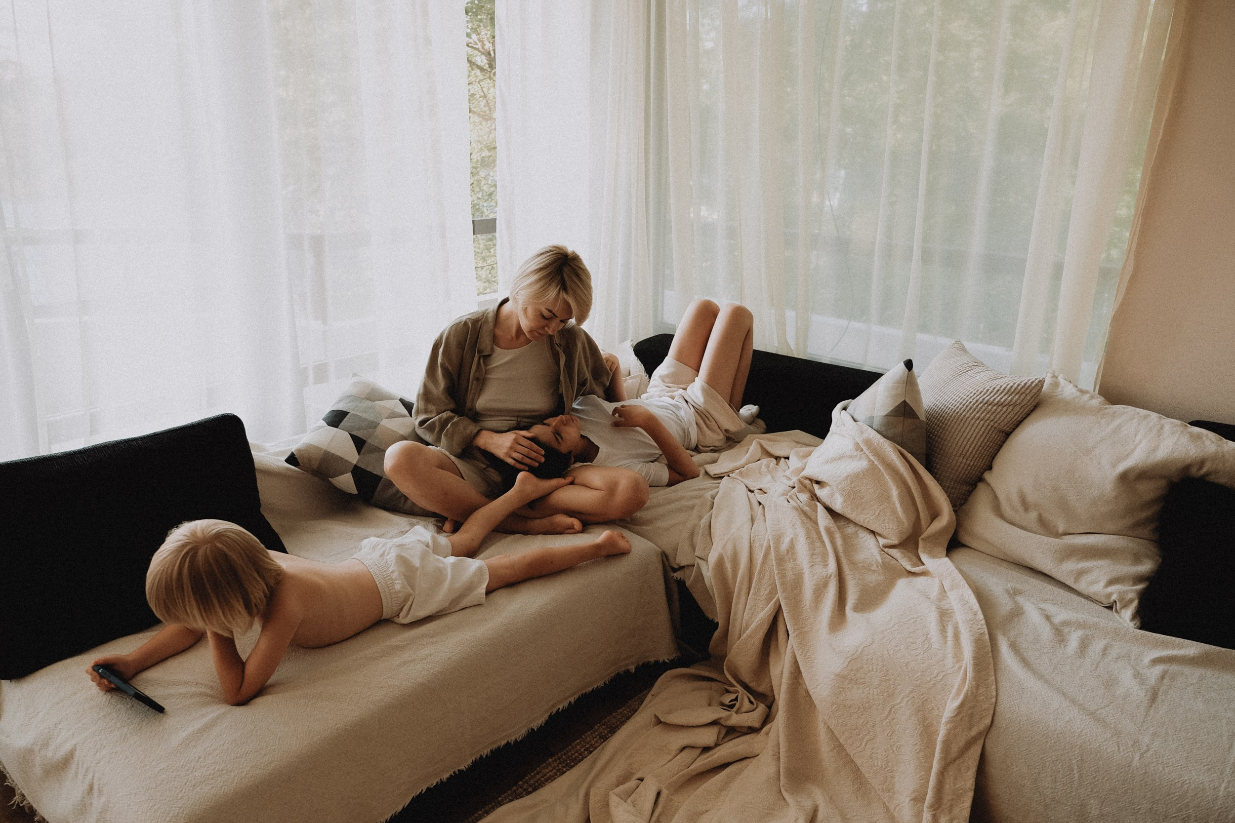 Лена, Даня и Сава. Семейный фотограф Москва