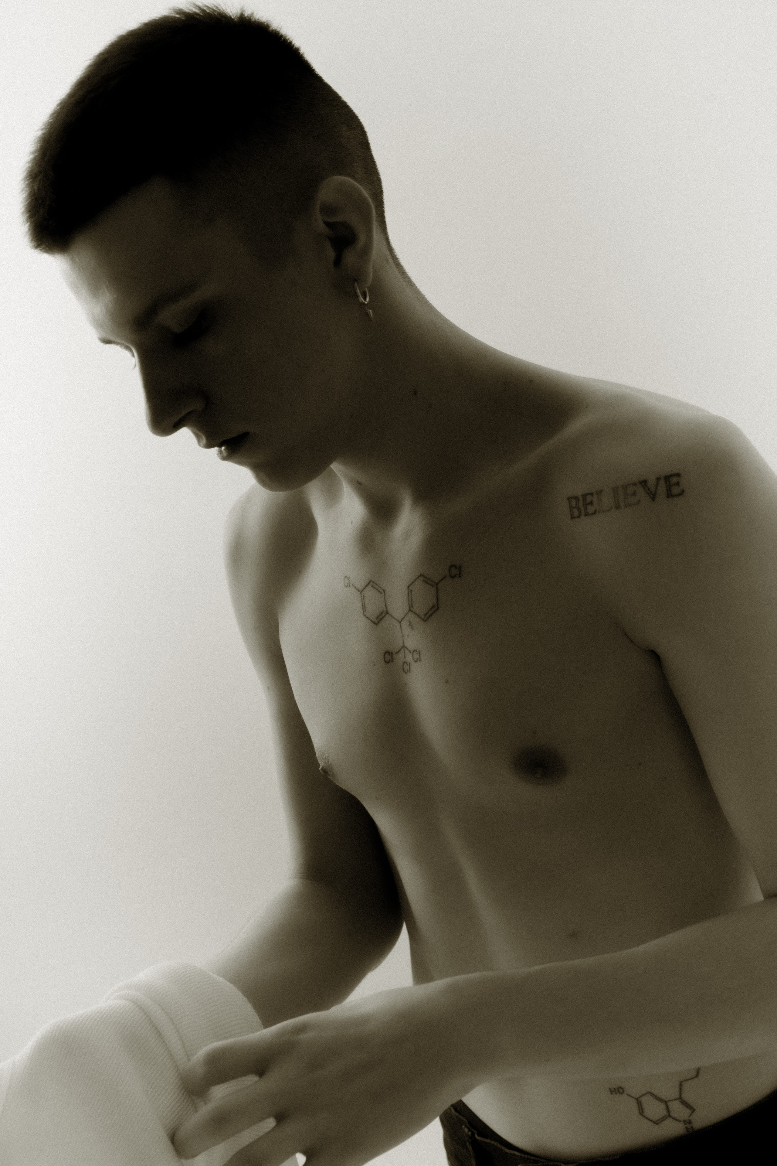 Фотосессия в минималистичной студии Москва