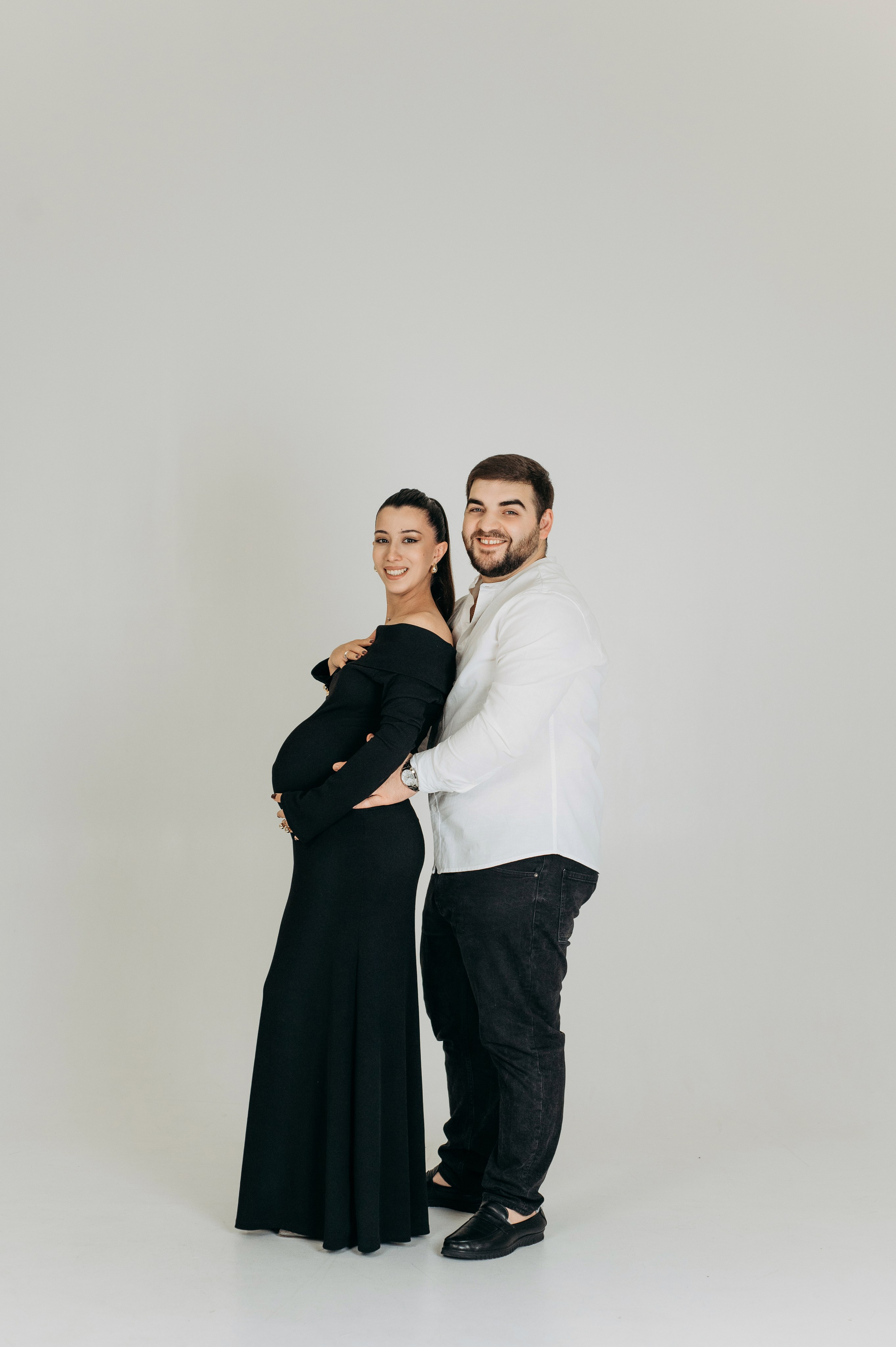 Семейная фотосессия на циклораме. Семейный и свадебный фотограф в Санкт-Петербурге Юлия Мельникова