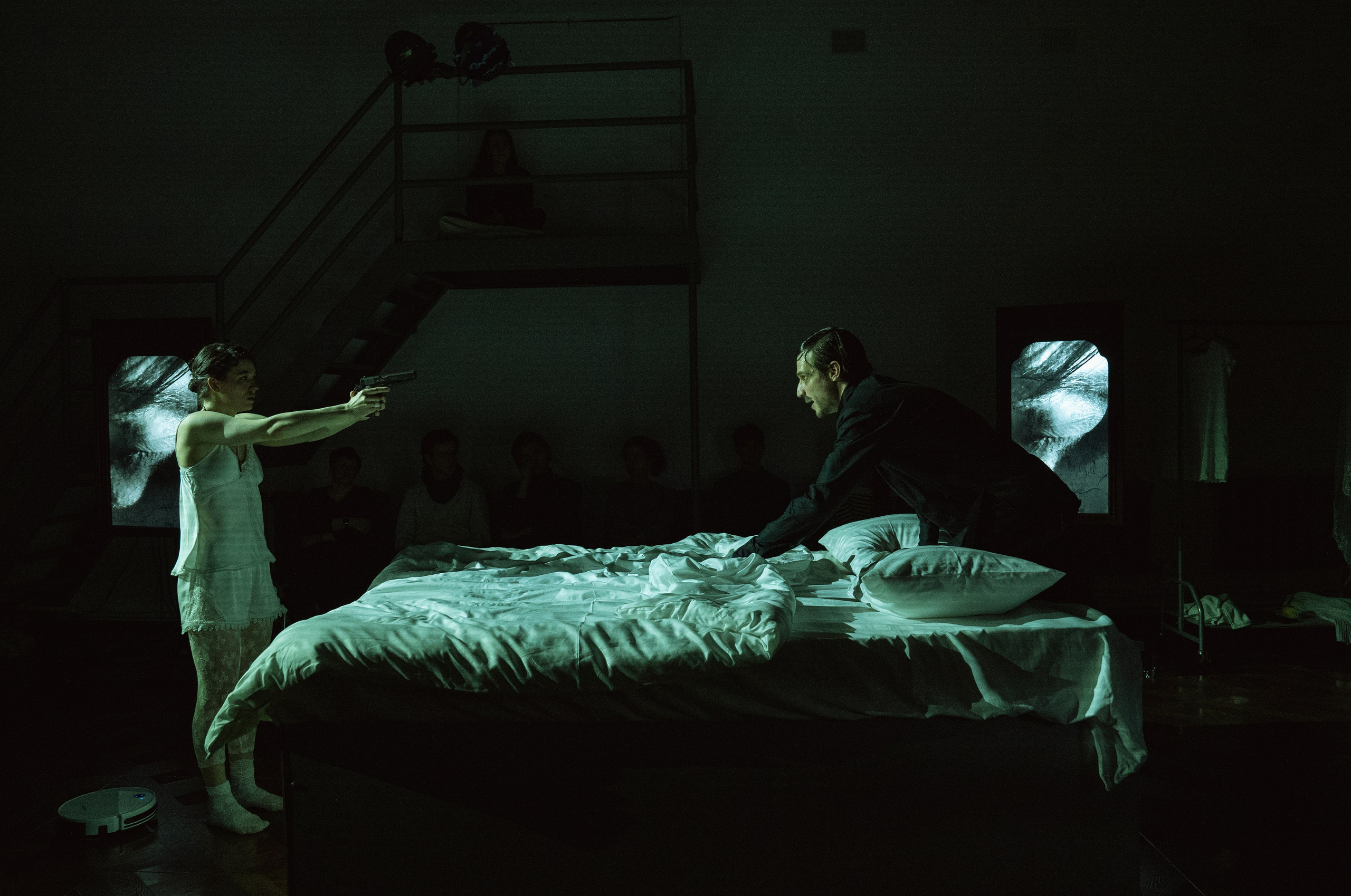 Кроткая. Монтаж. Реж. Артем Злобин. A Gentle Creature, dir. Artem Zlobin. Фотограф Ирина Соколенко Санкт-Петербург