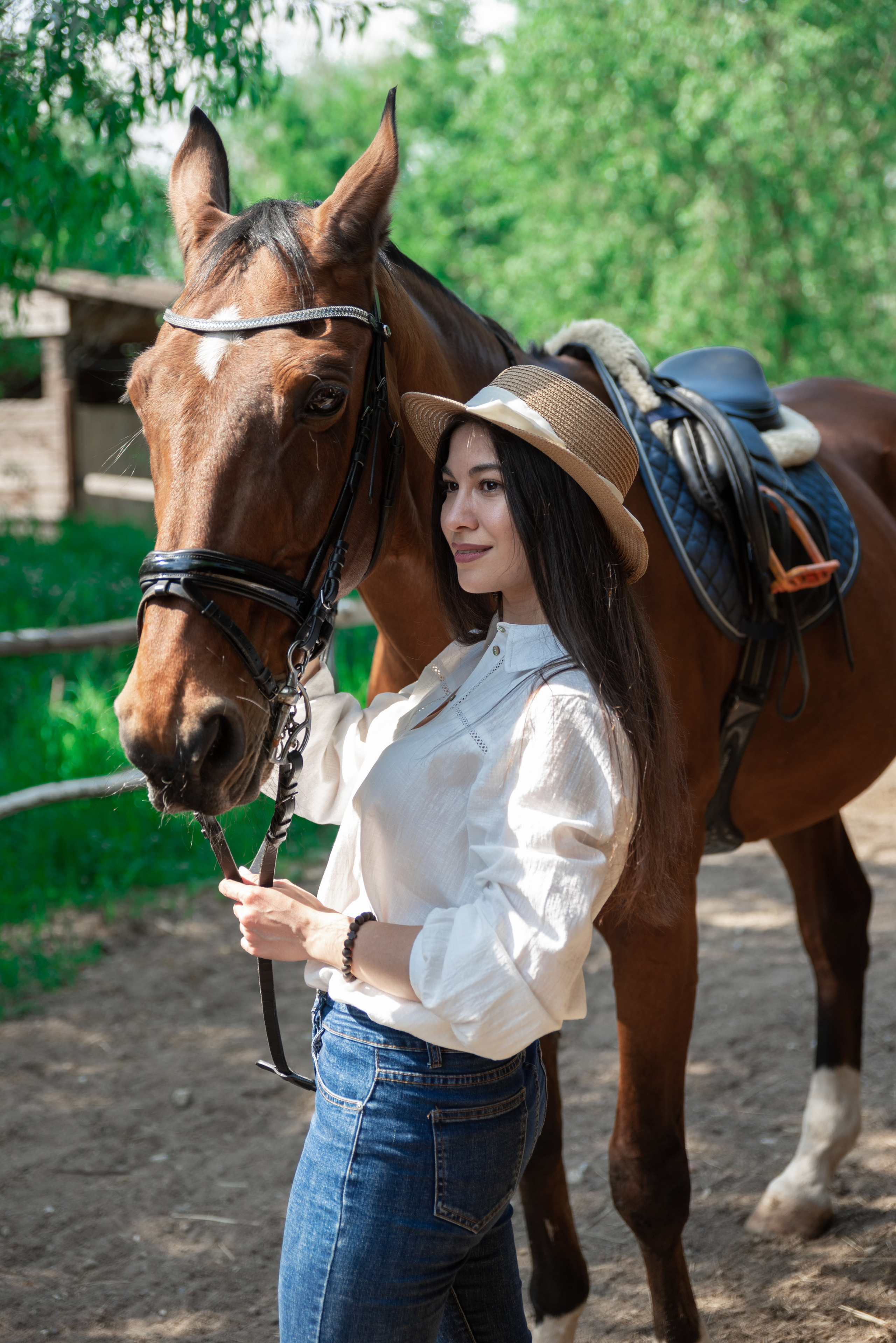 Кристина и конь Неон. Фотограф в Санкт-Петербурге Виктор Кудряшов