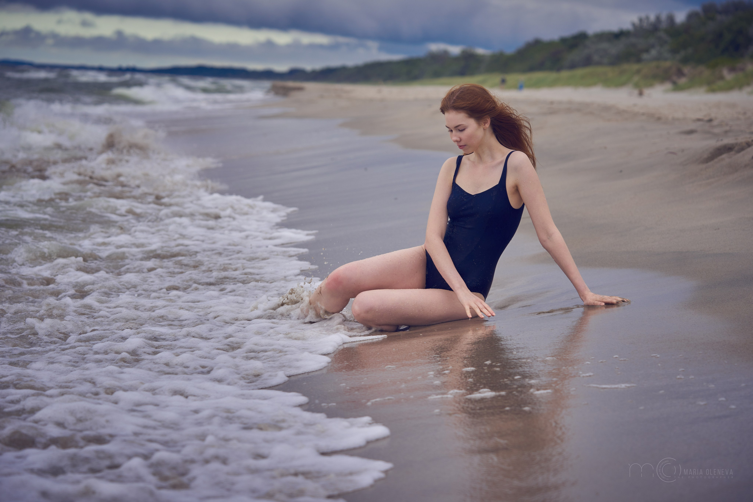 Полина и море. Фотограф Мария Оленева