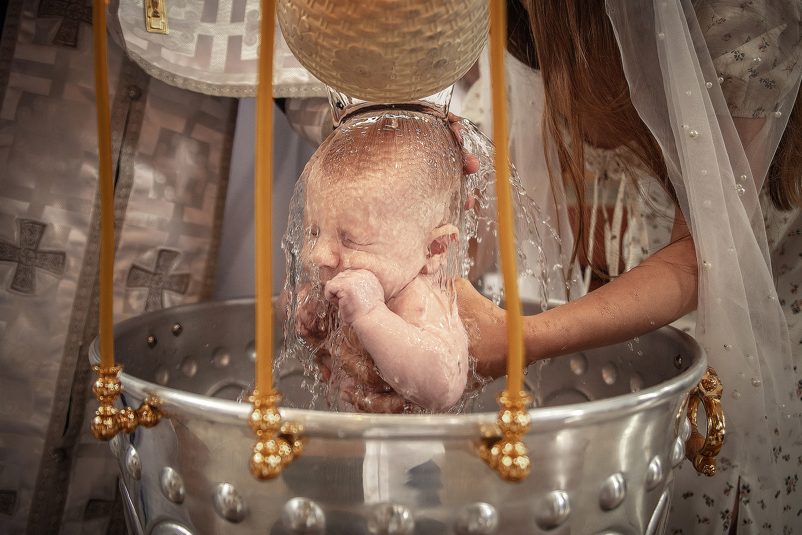 Таинство Крещения Романа, Храм Всех Святых Волгоград Мамаев Курган. Церковный, семейный и репортажный фотограф Волгоград, Волжский