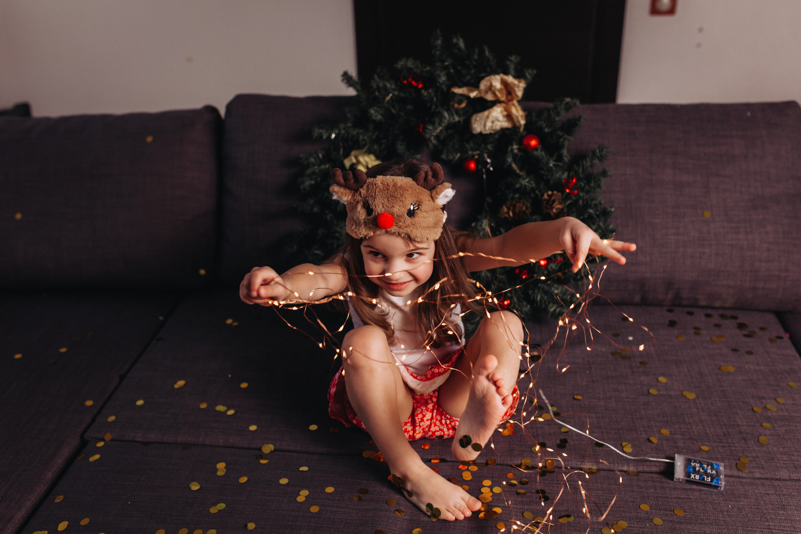 Новый год Златочка. Фотограф новорожденных Москва, Домодедово