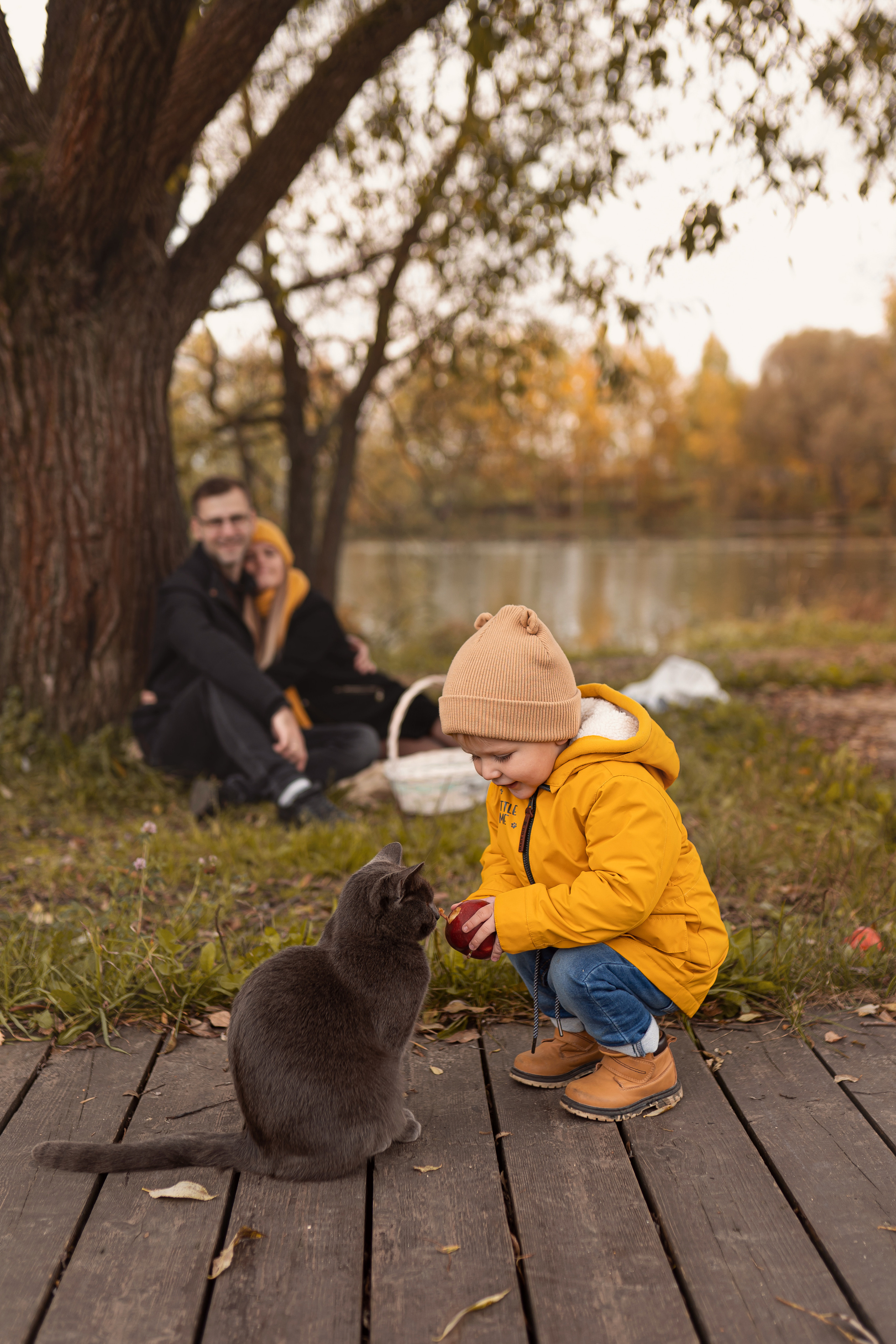 Осенняя прогулка Мишеньке 2 года. Фотограф новорожденных Москва, Домодедово
