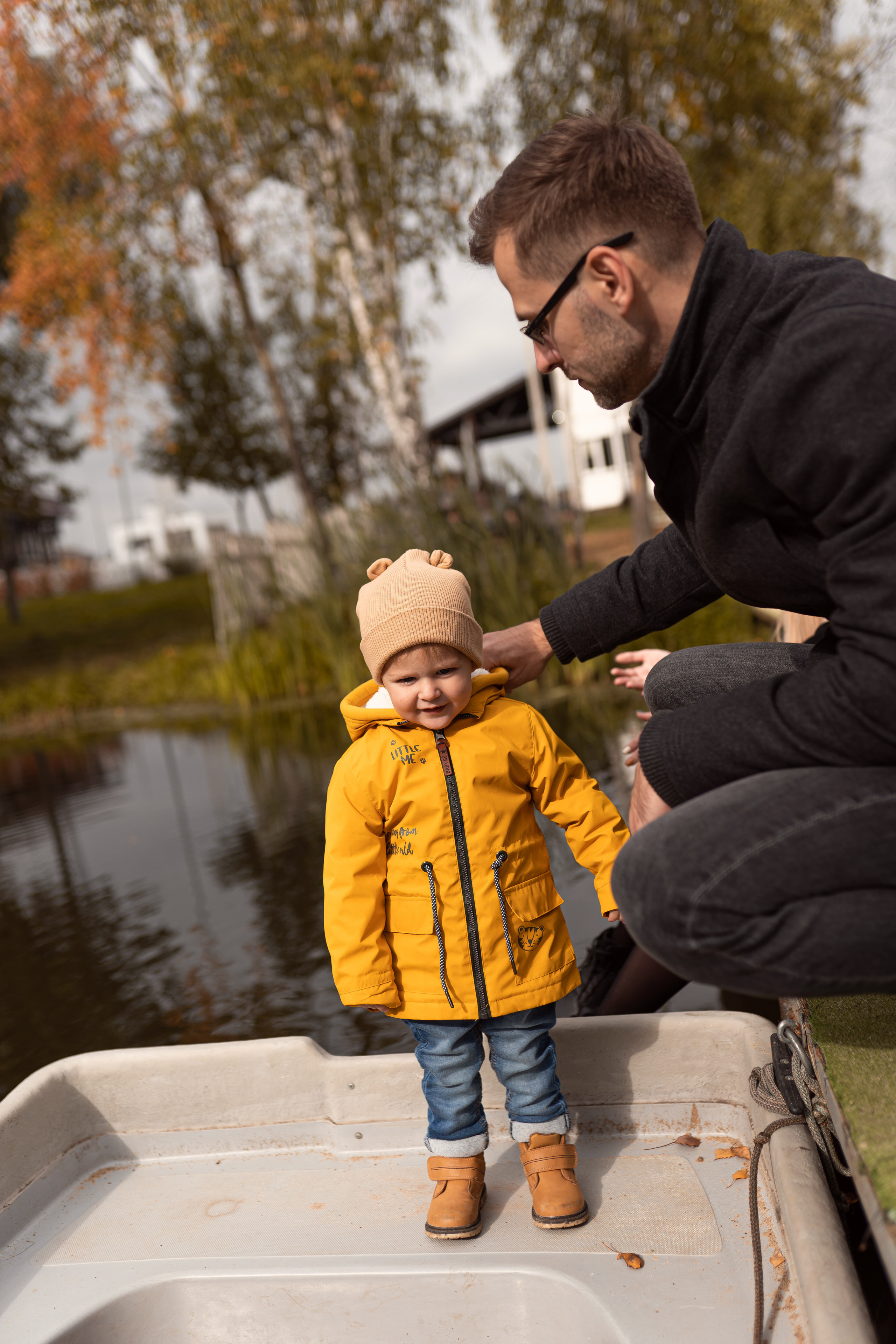 Осенняя прогулка Мишеньке 2 года. Фотограф новорожденных Москва, Домодедово
