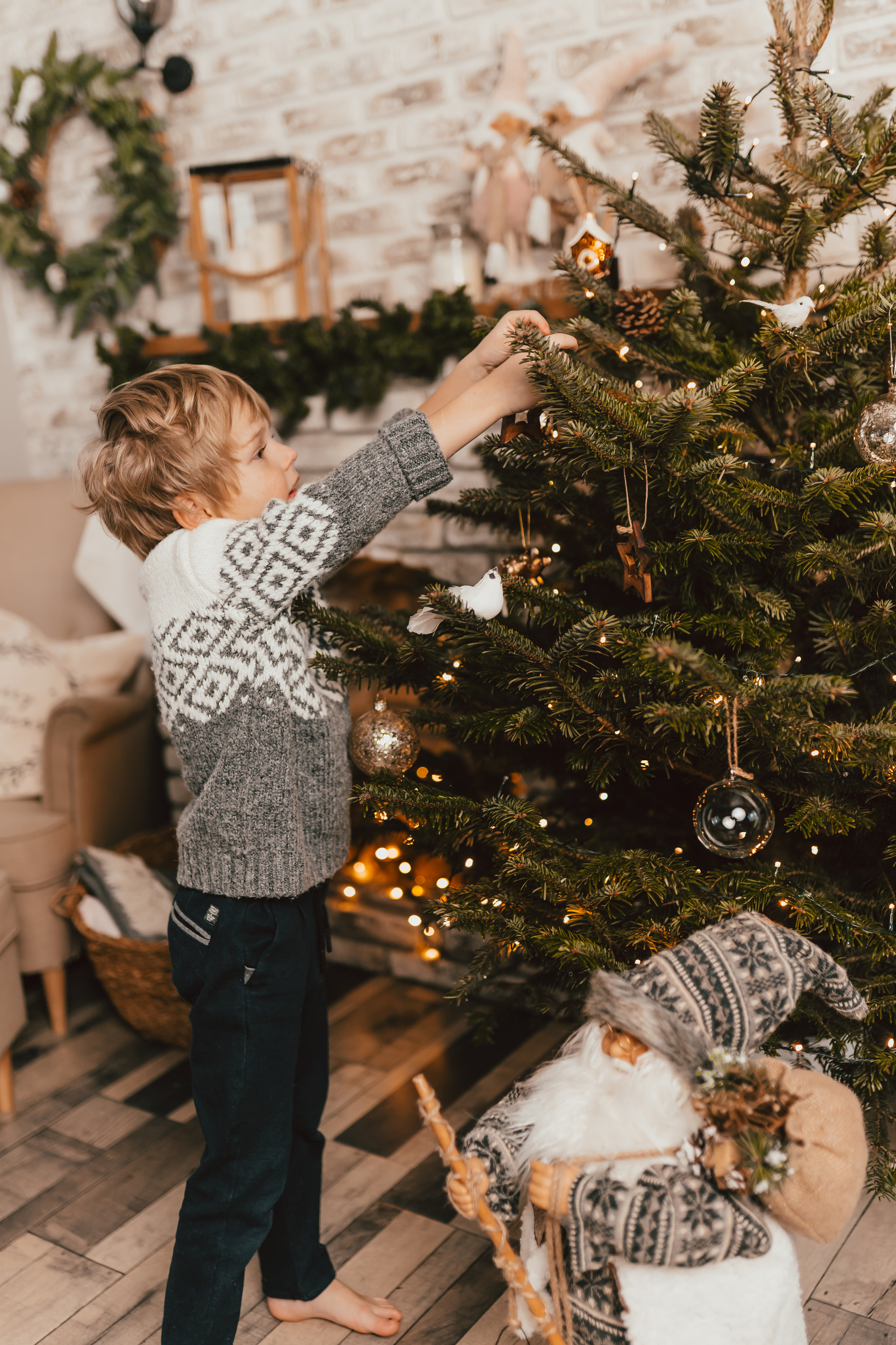 Новый год Аксинья Ваня Даша Никита. Фотограф новорожденных Москва, Домодедово