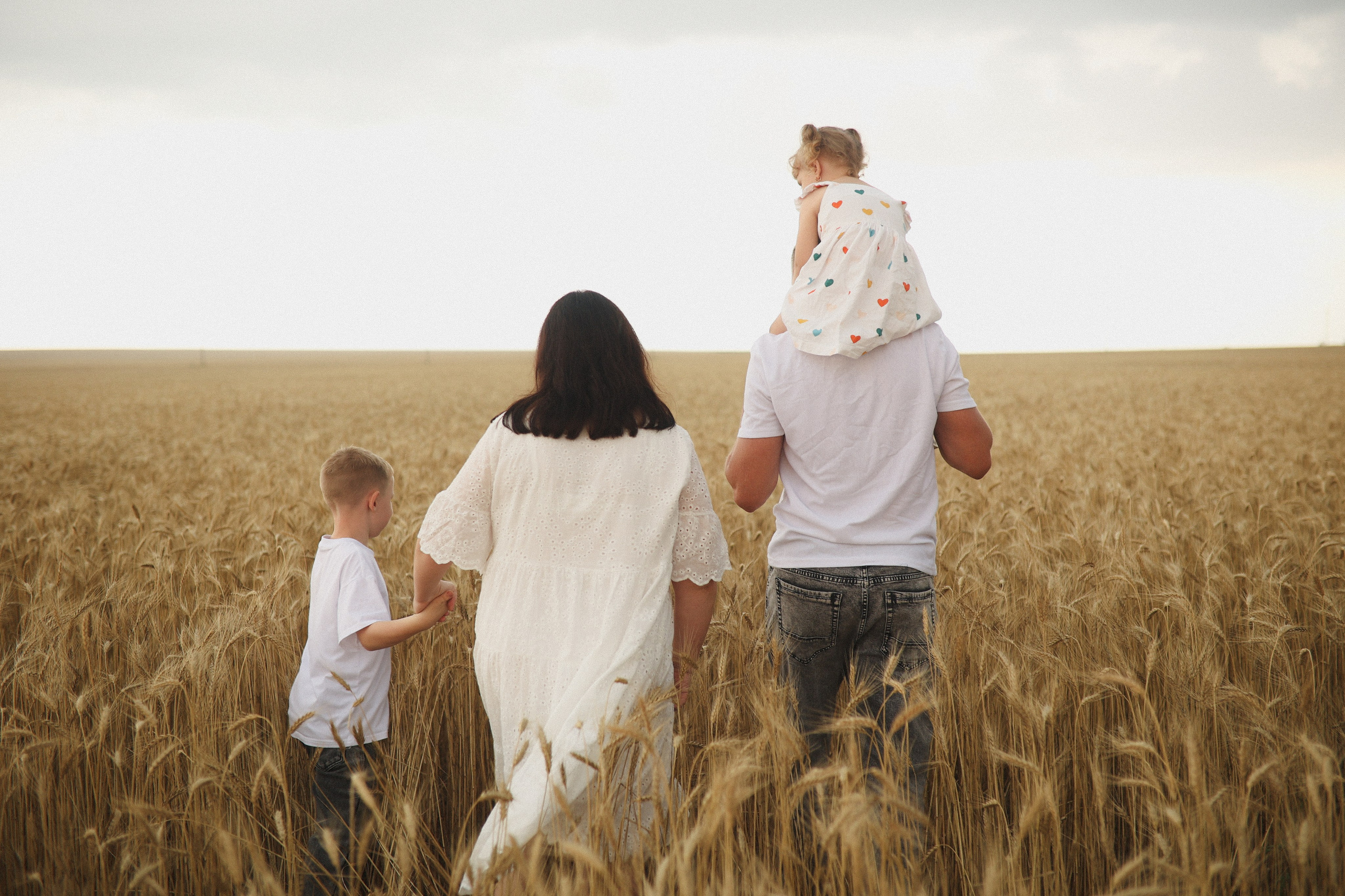Семья Тани, Валеры, Саши и Маруси. Фотограф Самара Лена Мандарин