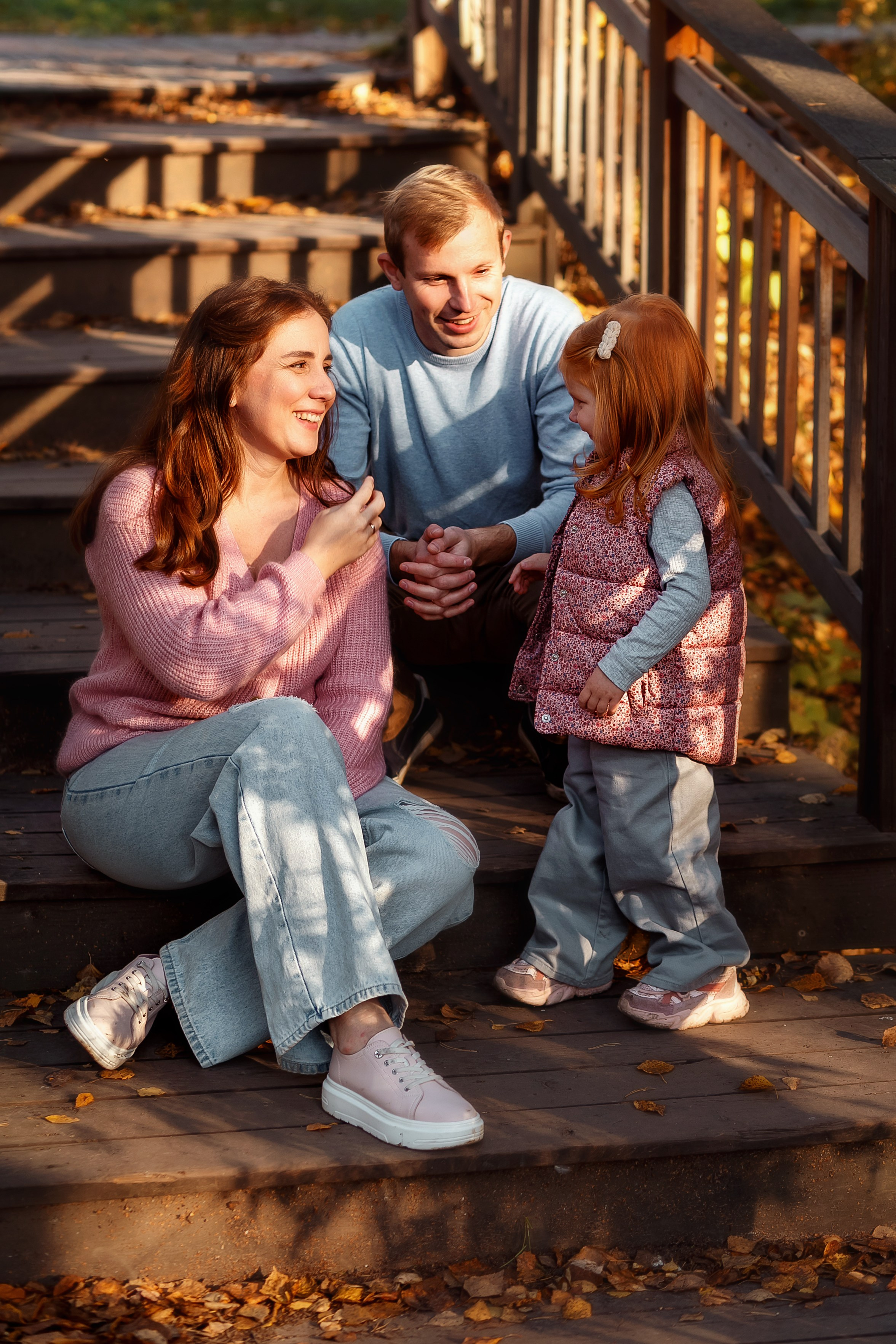 У пруда с утками)