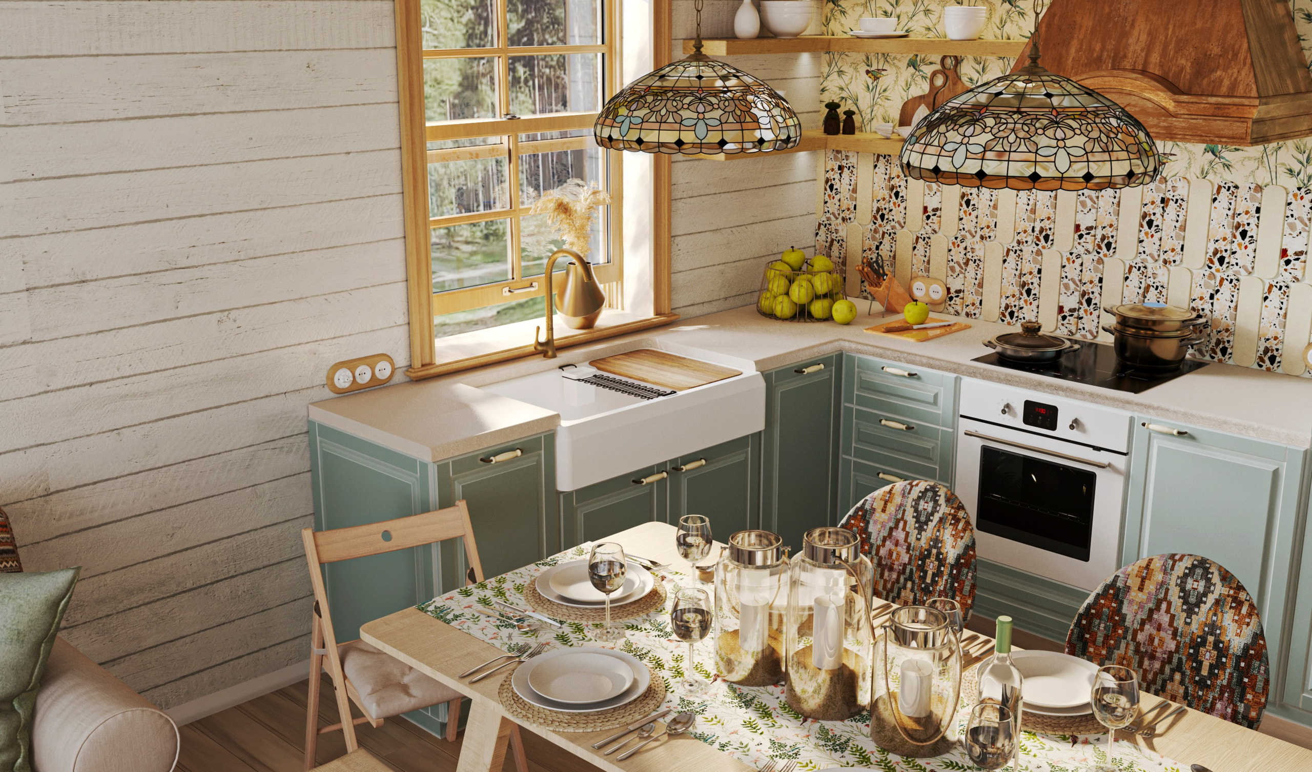 Домик в стиле прованс. Дизайн-студия RT Room