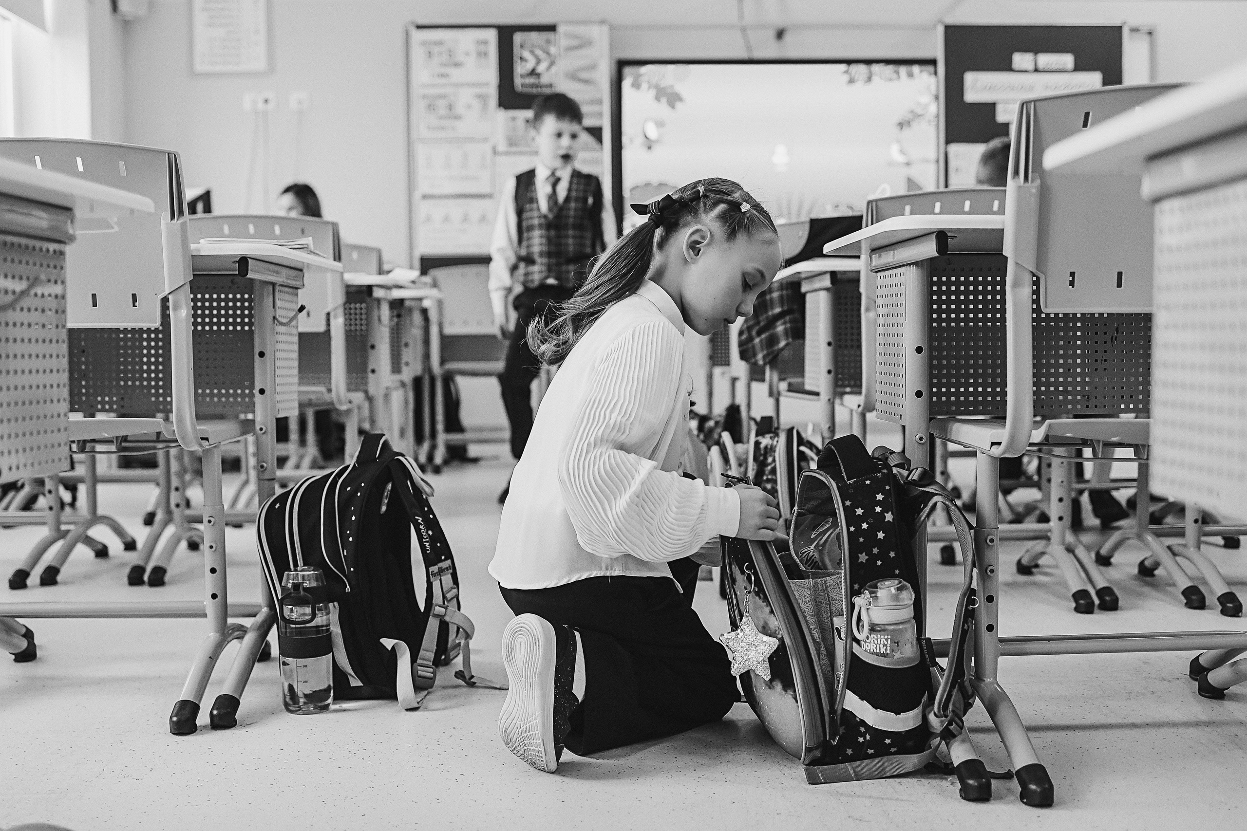Один день в школе 1 класс. Семейный фотограф Тюмень, фотограф на роды Салмина Мария