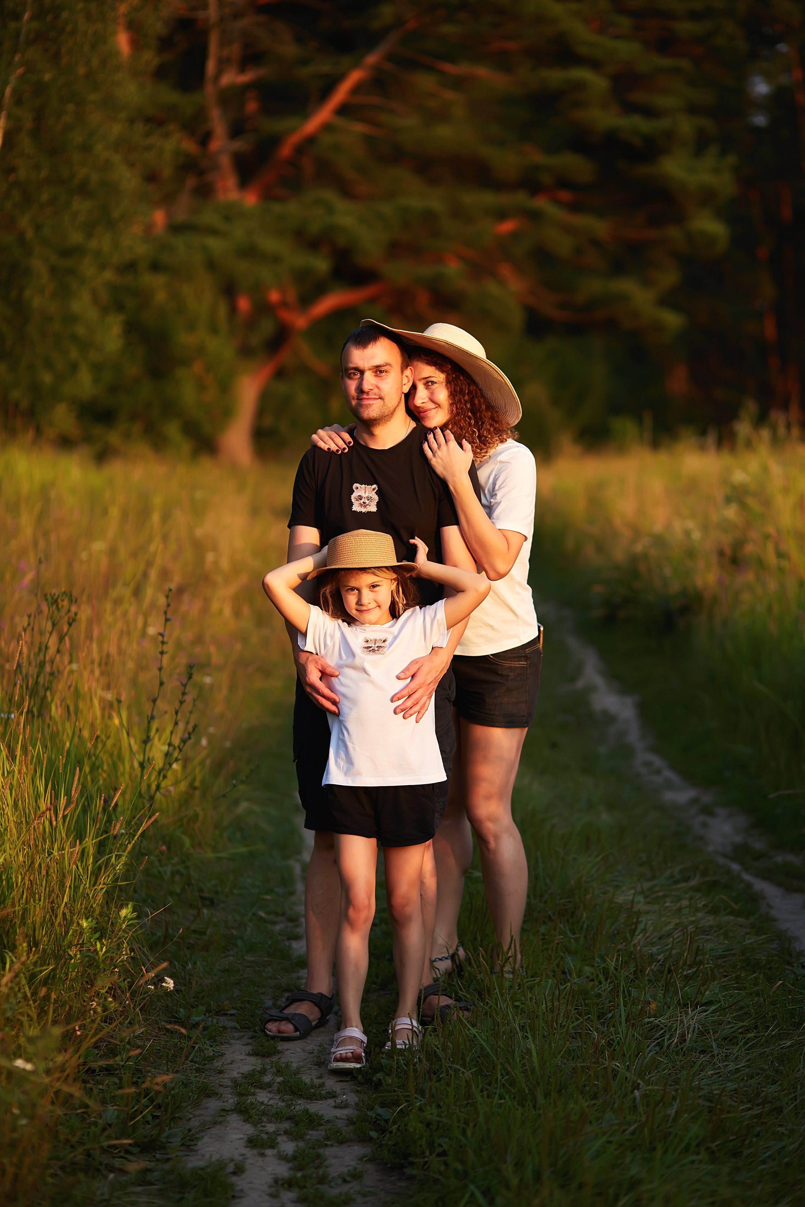Ольга, Андрей и Настёна. Семейный и детский фотограф в Москве Шарапова Ирина