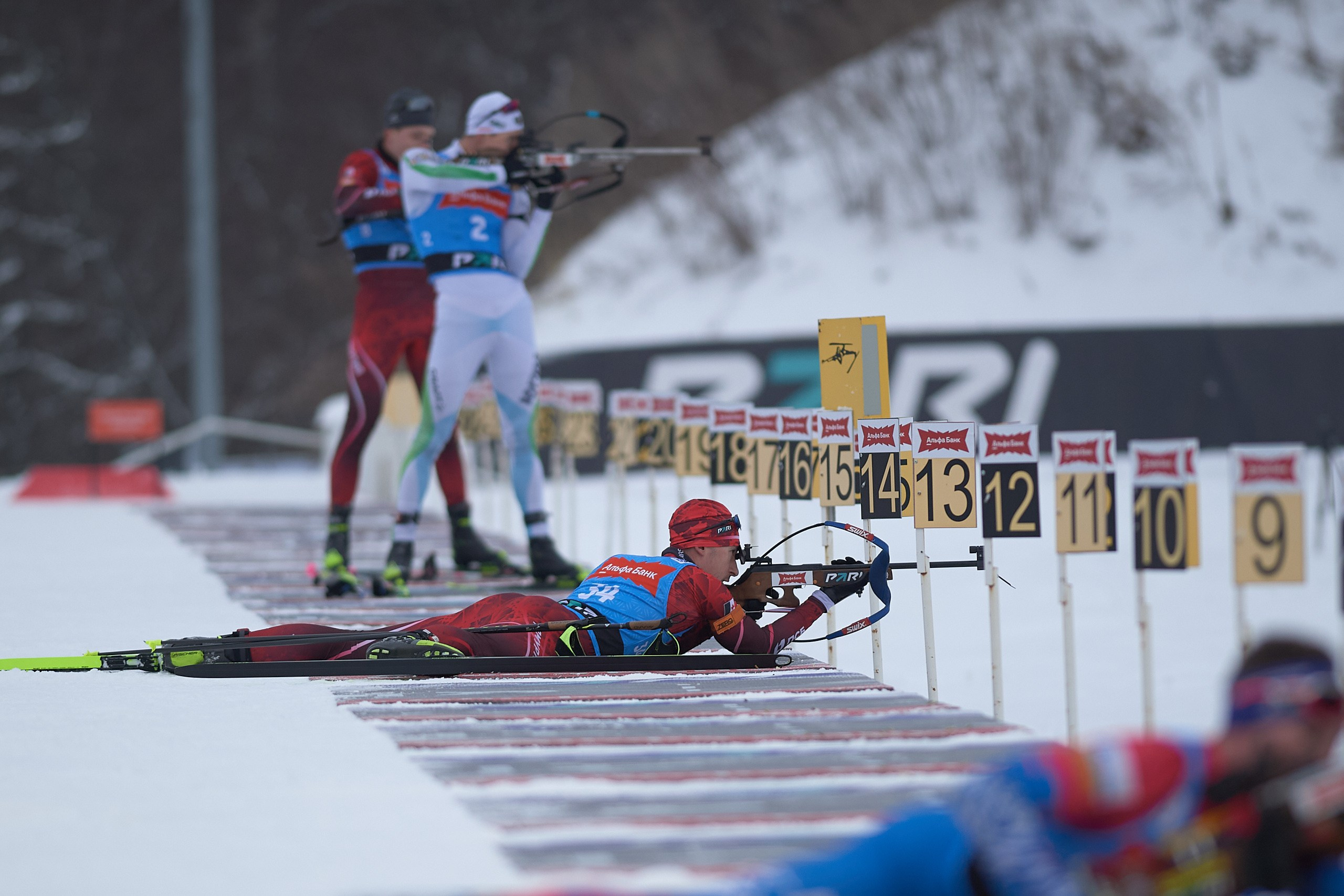 Биатлон. Чемпионат России — 2024/2025, 3-й этап, Ижевск. Ижевская винтовка. Спортивный репортажный фотограф в Ижевске Сергей Мерзляков