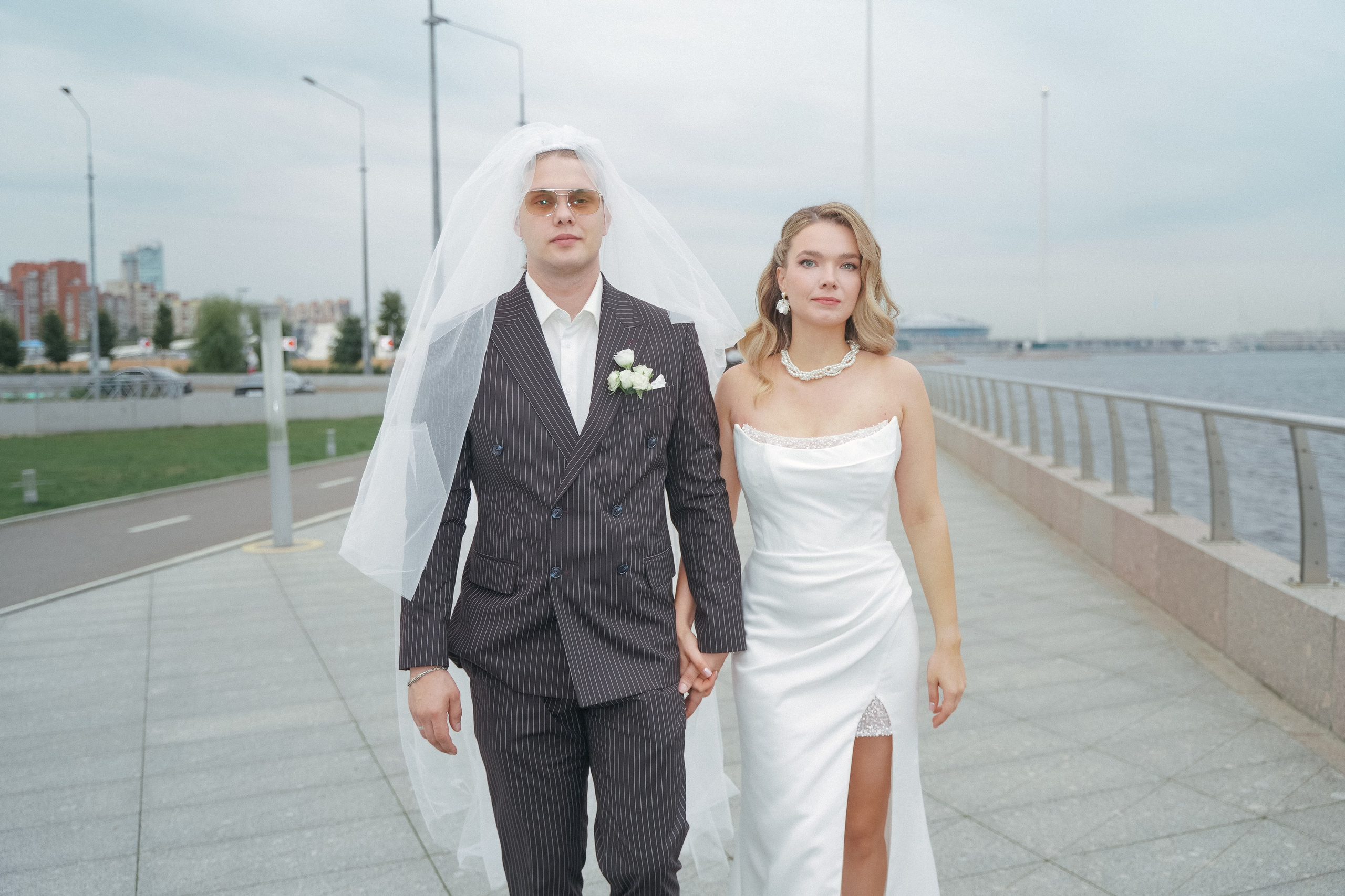 Минимализм на Лахте. Анна и Дмитрий. Professional photoartist in St. Petersburg (wedding, reportage, portrait, model book, love story) Alexander Shvedov