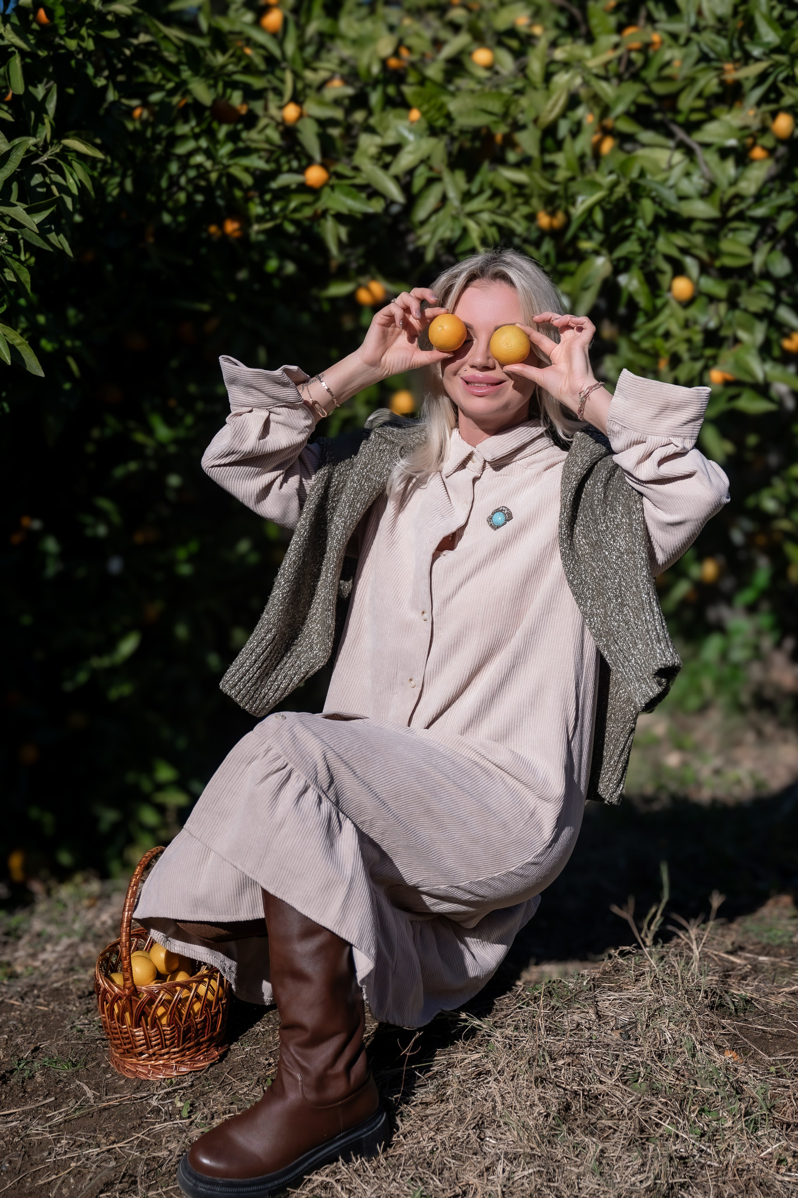 Мандариновый рай для Каролины и ее доченьки. Наталья Слесаренко фотограф в Сочи