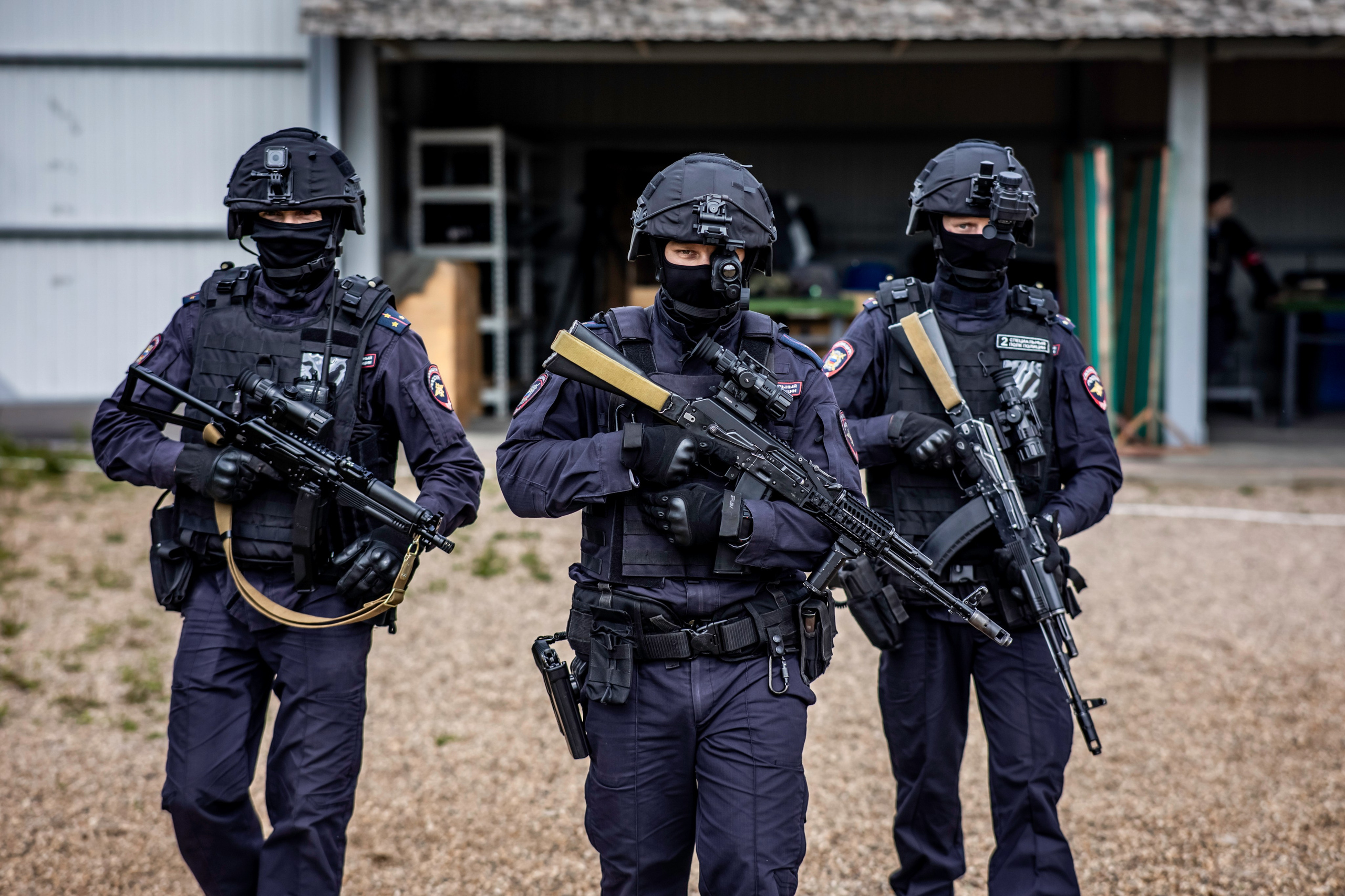 Фотосъемка силовиков. 2 СПП ГУ МВД России по г. Москва. Репортажный фотограф, Москва, Закат