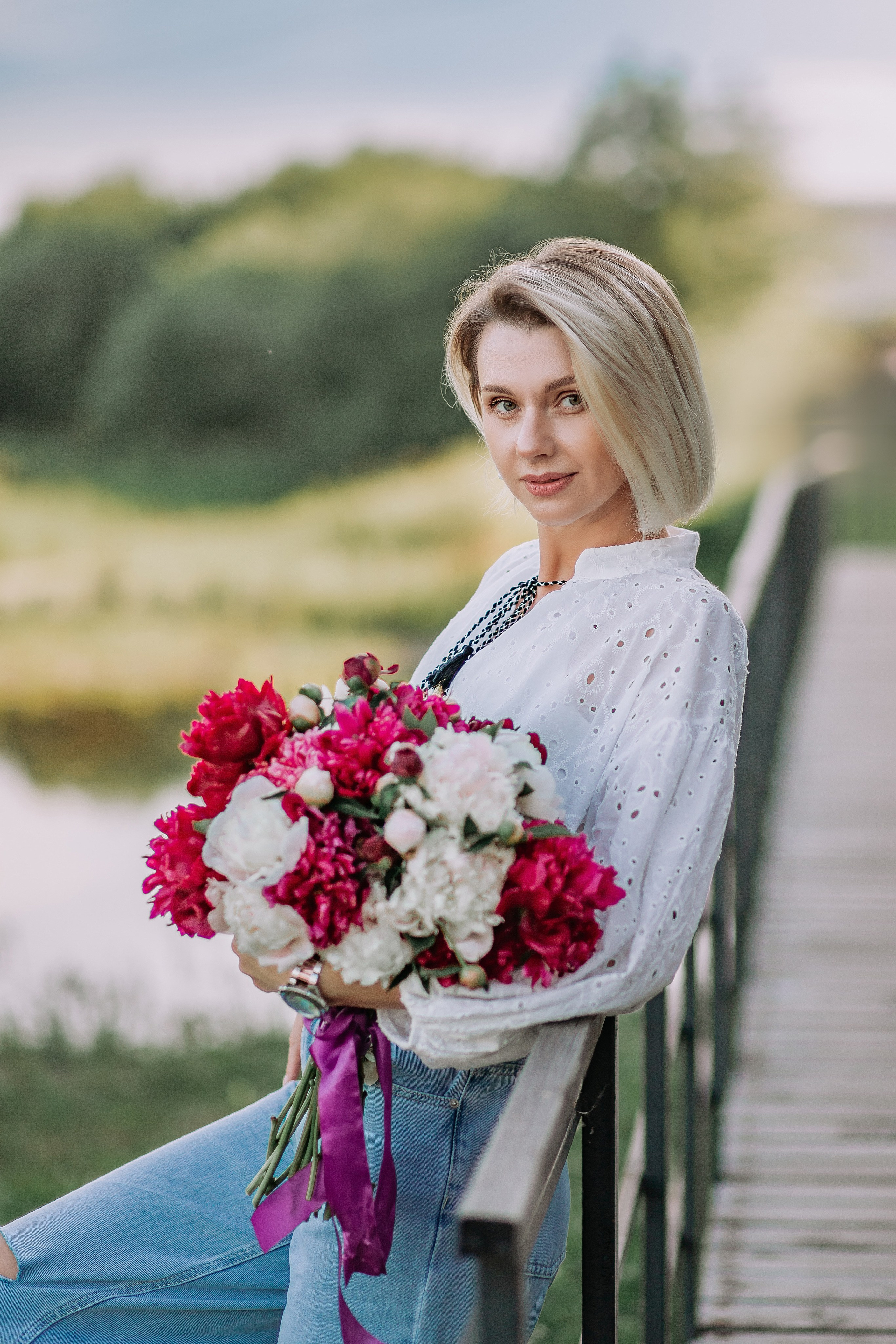 Пикник в пионаx. Детский и семейный фотограф в Красноярске Юлия Бирюкова