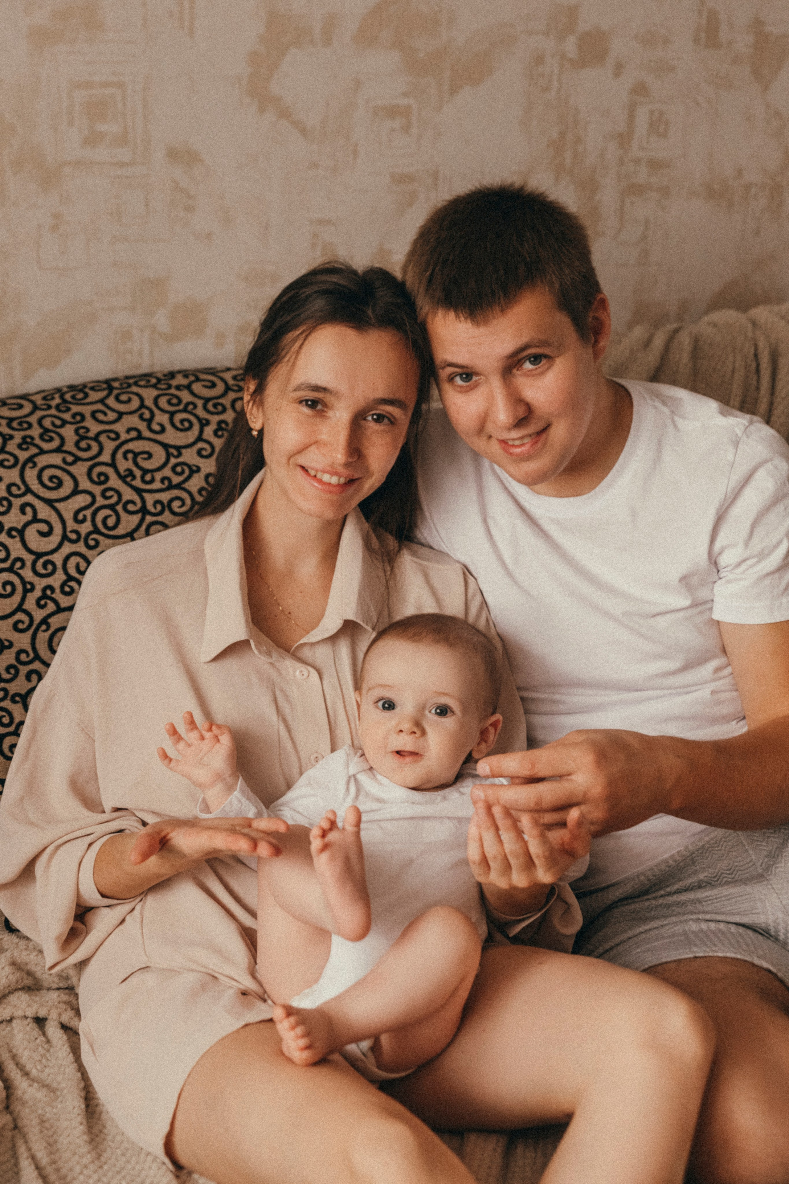 Миша, Алена и Илья. Семейный фотограф • Домашние съемки в Нижнем Новгороде