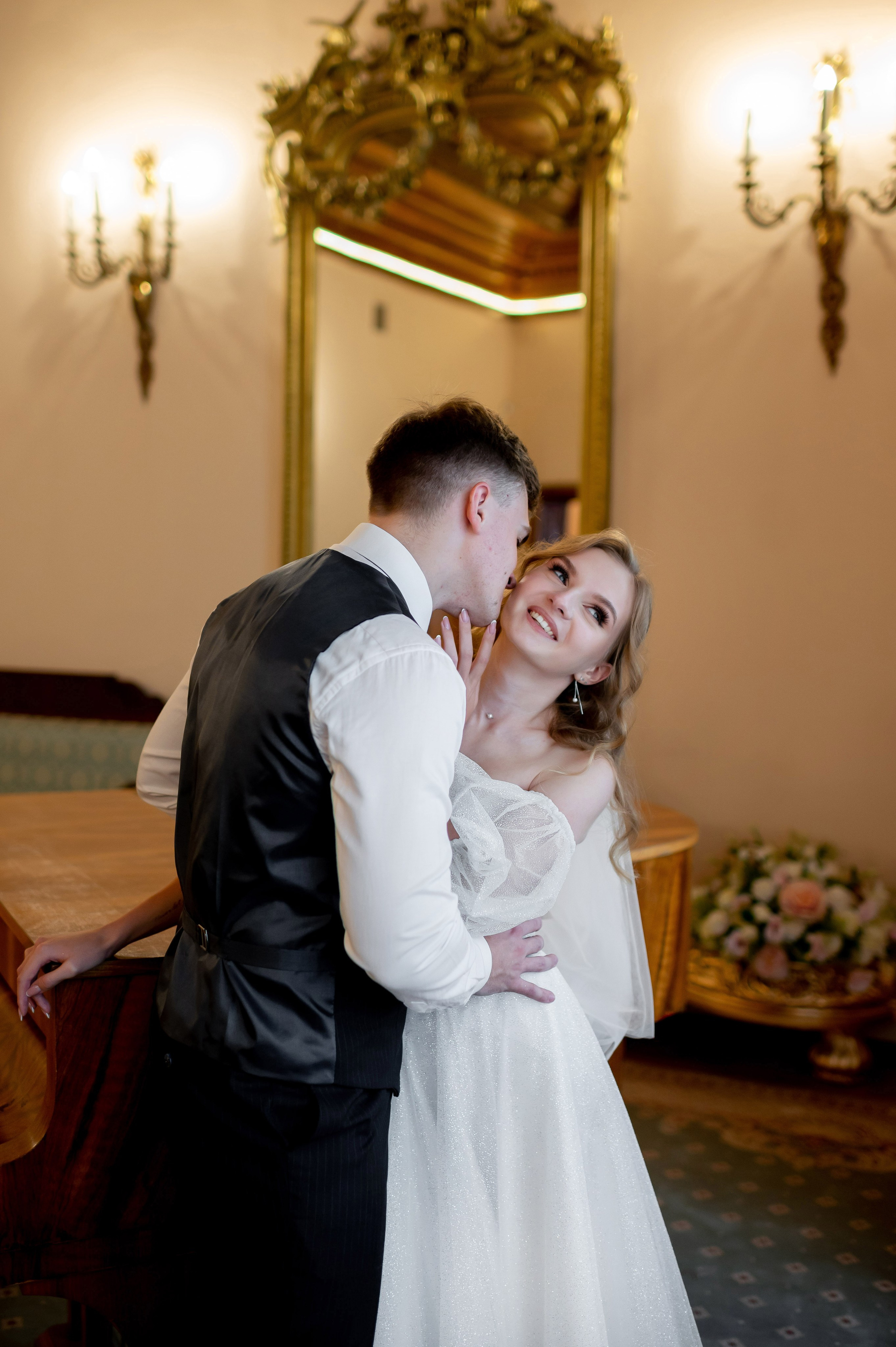 Анастасия и Михаил (Второй Дворец Бракосочетания на Фурштатской улице 52, фотосессия в Таврическом парке). Портретный, семейный и свадебный фотограф в Санкт-Петербурге и в Пушкине Ширяев Денис