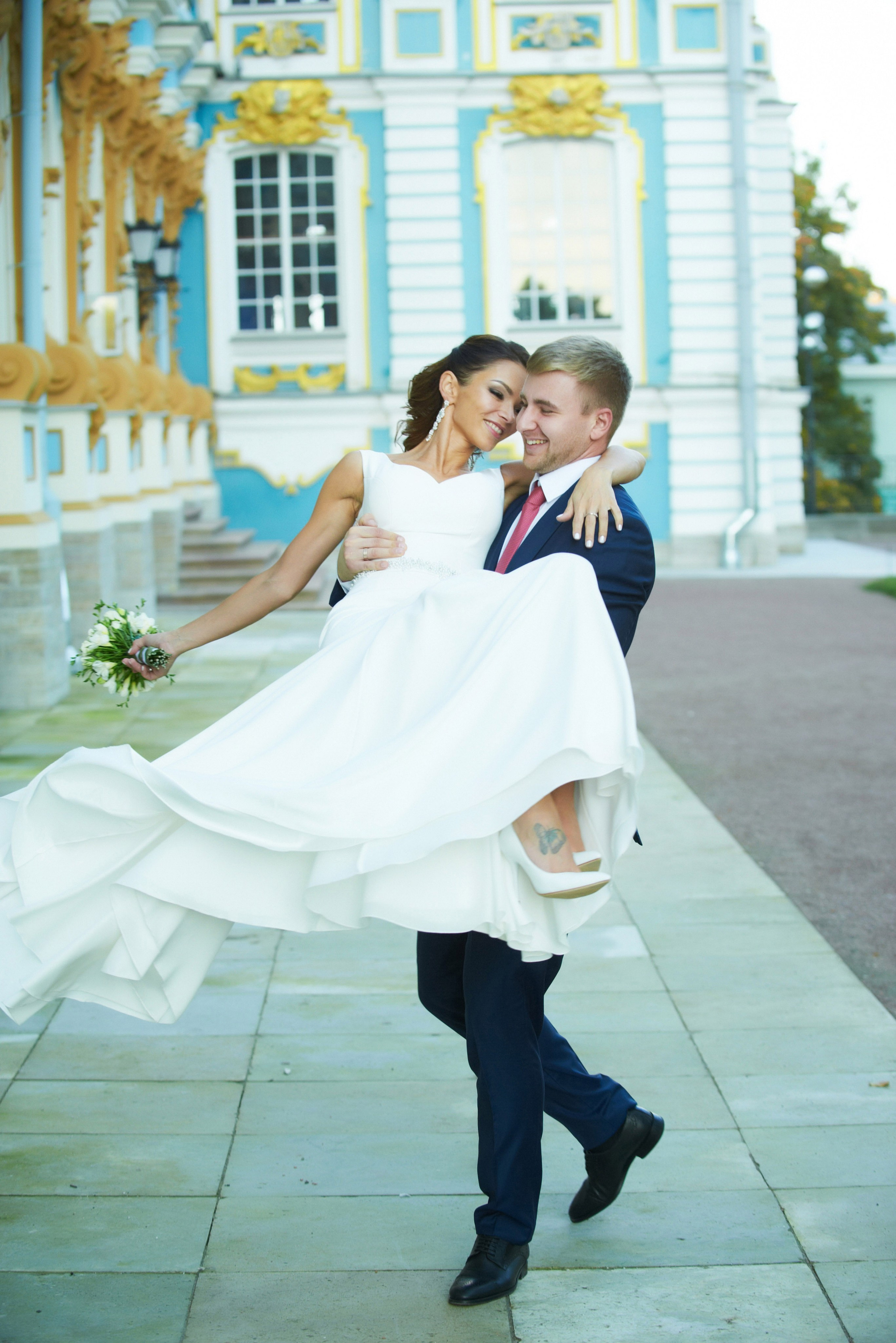 Максим и Наталья (свадебная фотосессия в Пушкине в Екатерининском парке). Портретный, семейный и свадебный фотограф в Санкт-Петербурге и в Пушкине Ширяев Денис