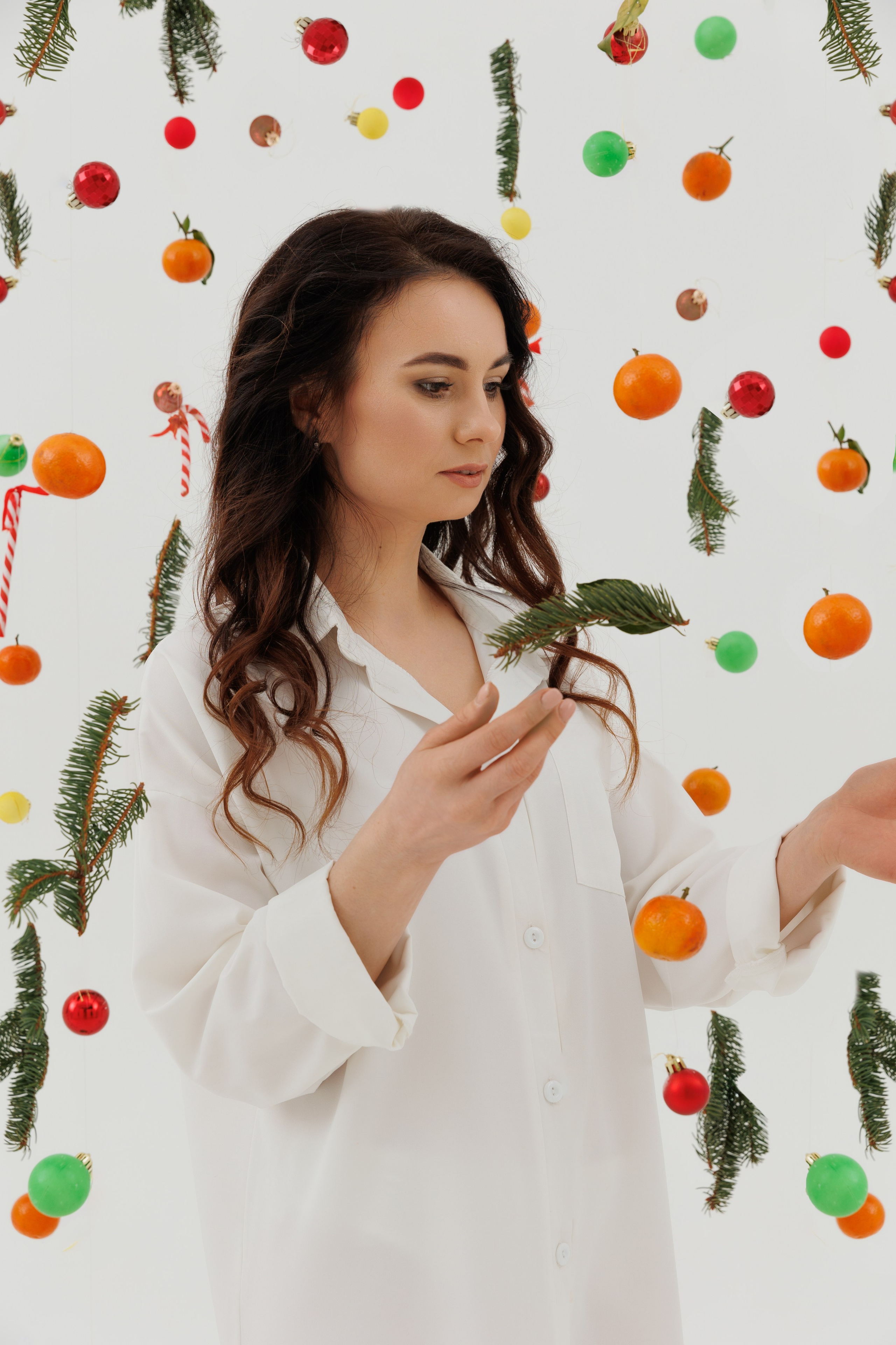 Света и мандарины. Фотограф женского портрета, беременности и материнства Харькова Елена