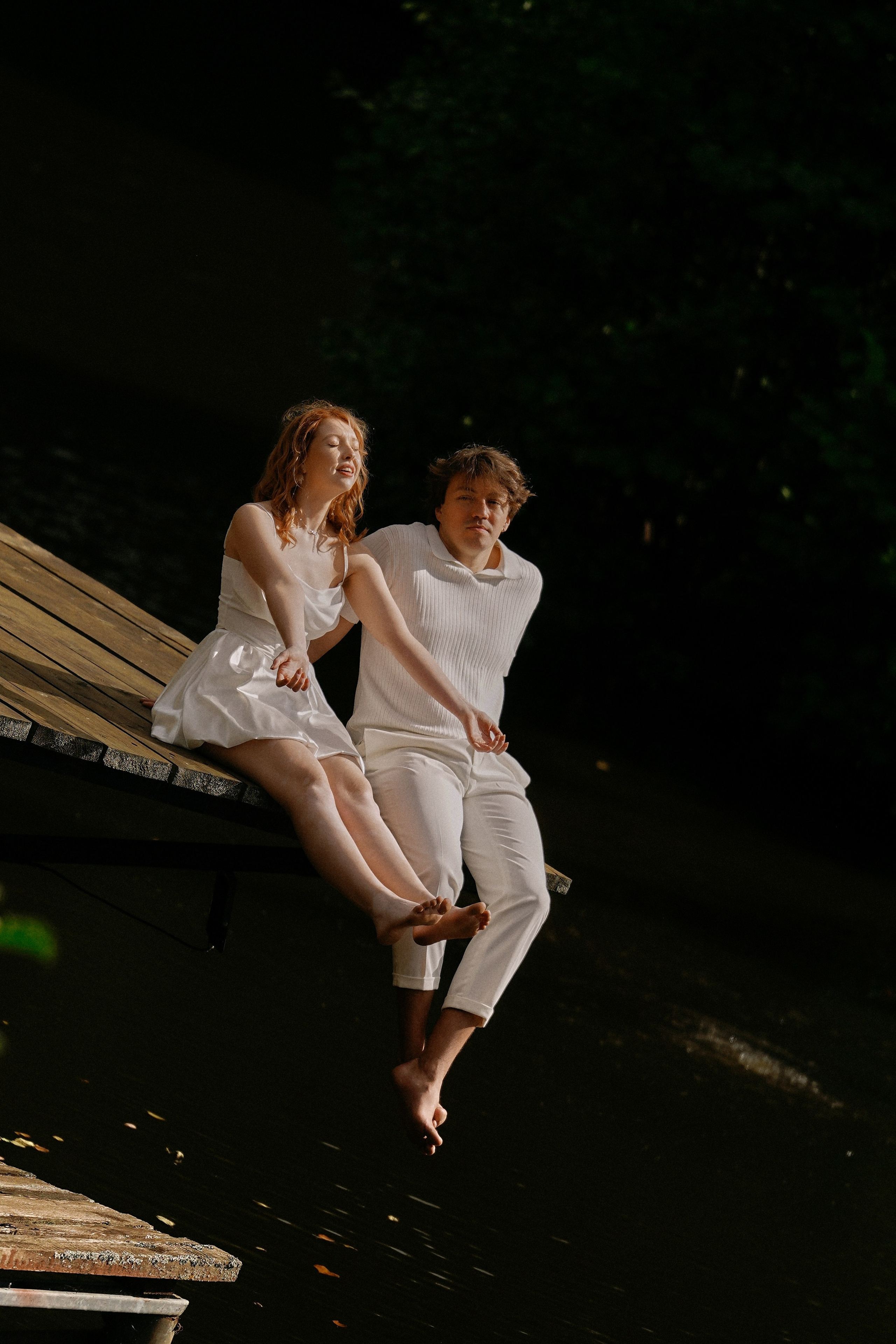 Летняя фотосессия утро жениха и невесты