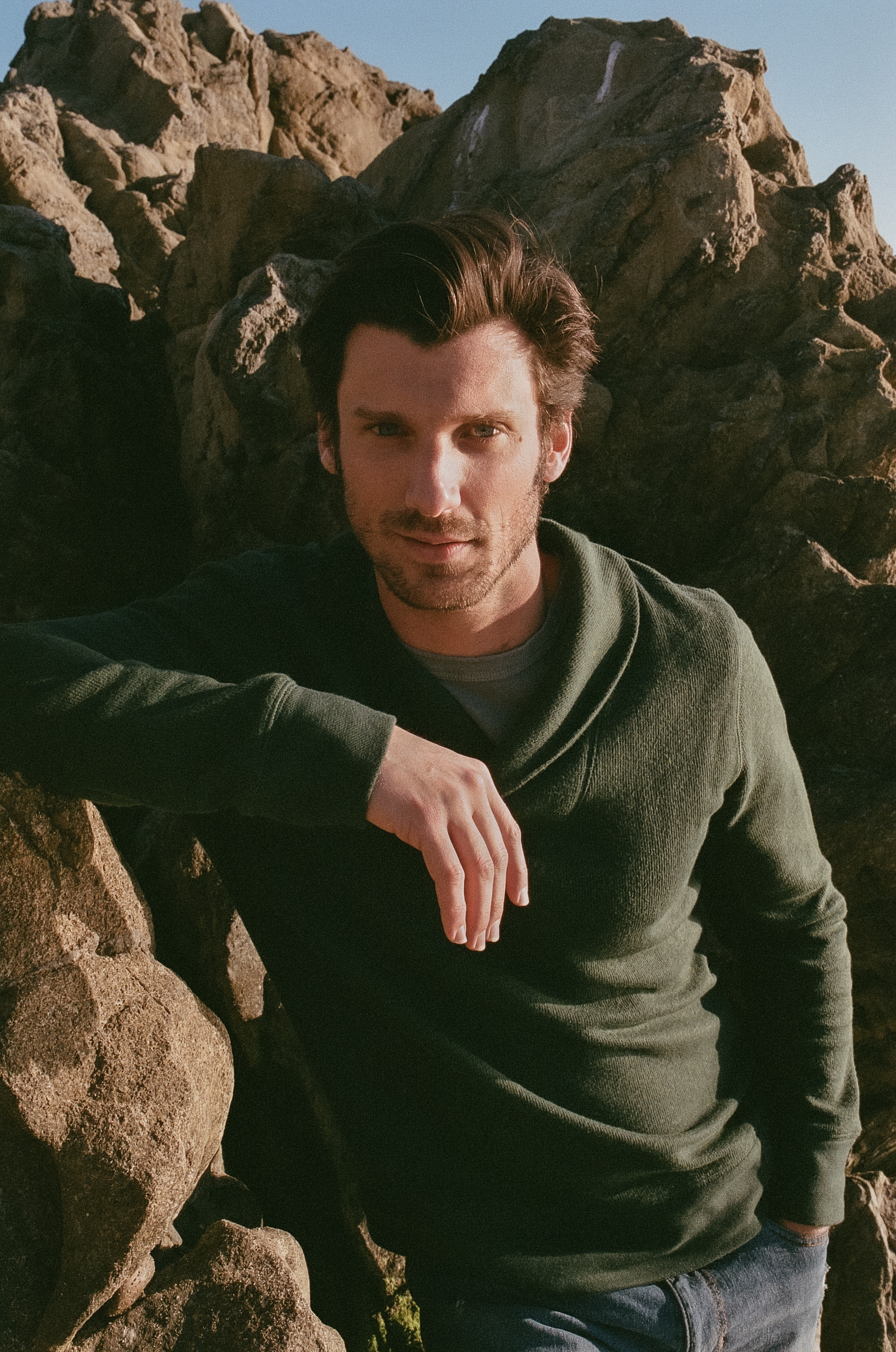 Male portrait. Film photographer in Los Angeles Anastasiya Pankova