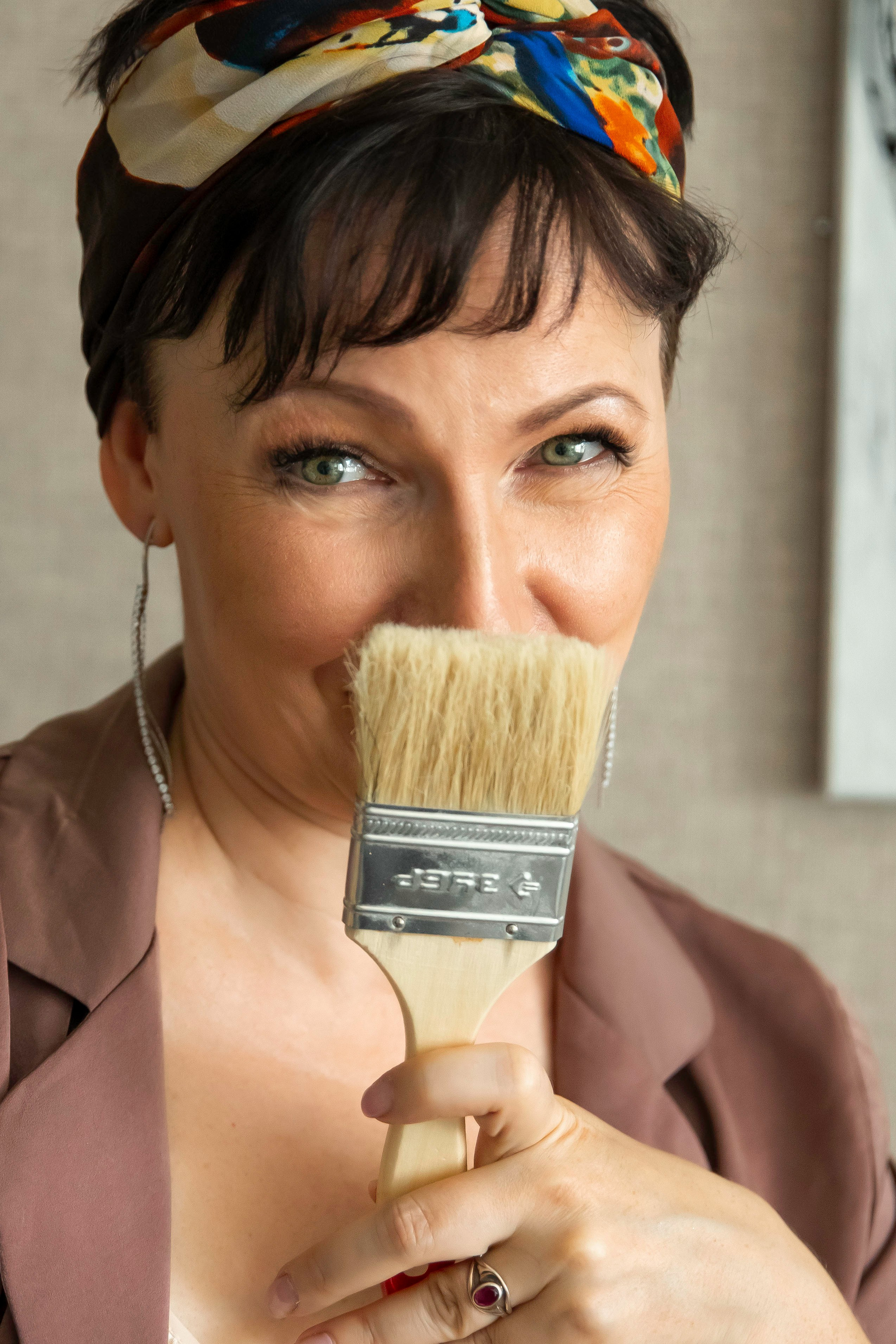 Фотосессия для художницы. Индивидуальный и семейный фотограф Ирина Москвичёва