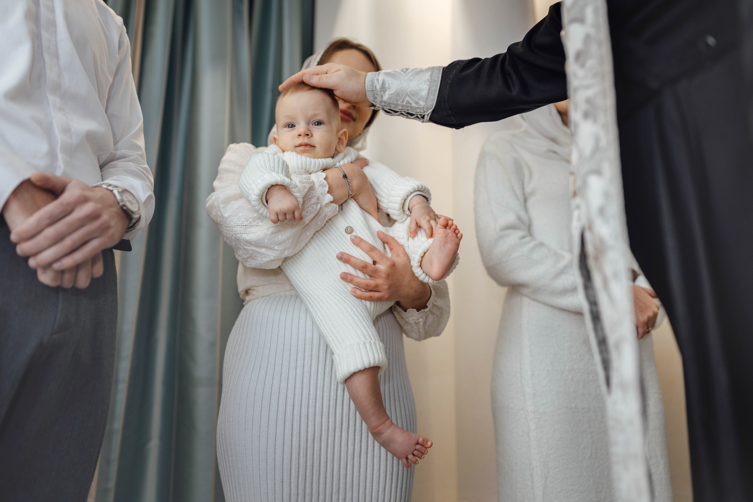 Крещение Демида, храм Святой Троицы, декабрь 2025