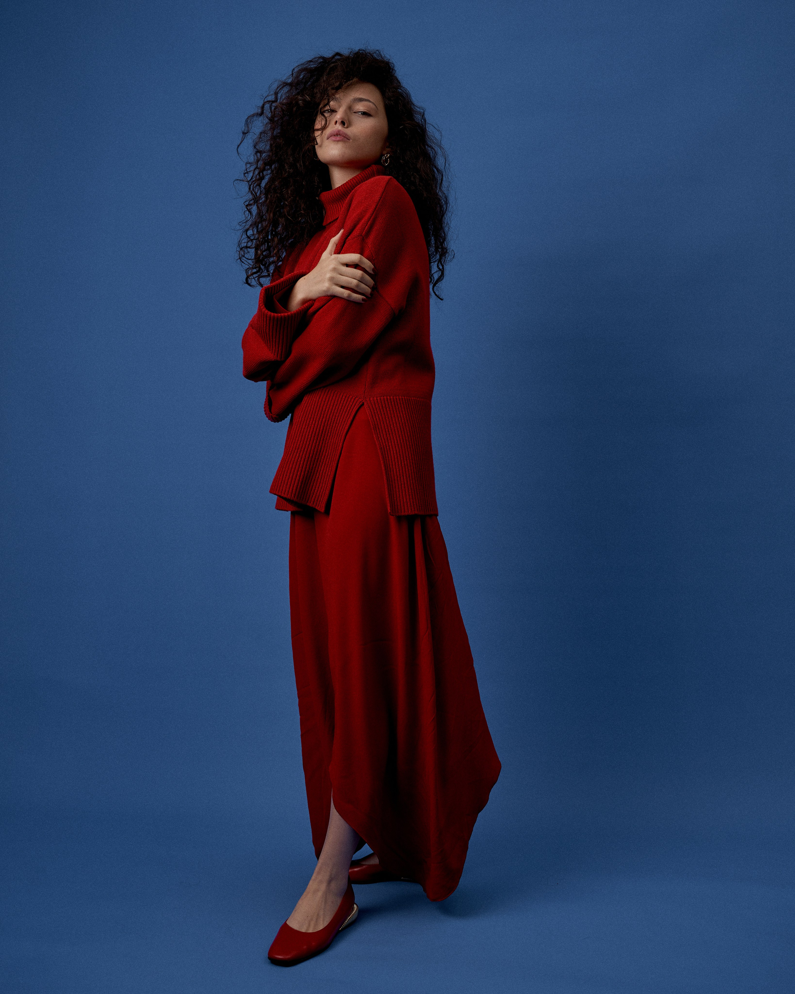 Total red. Стилист Александра Шеремет