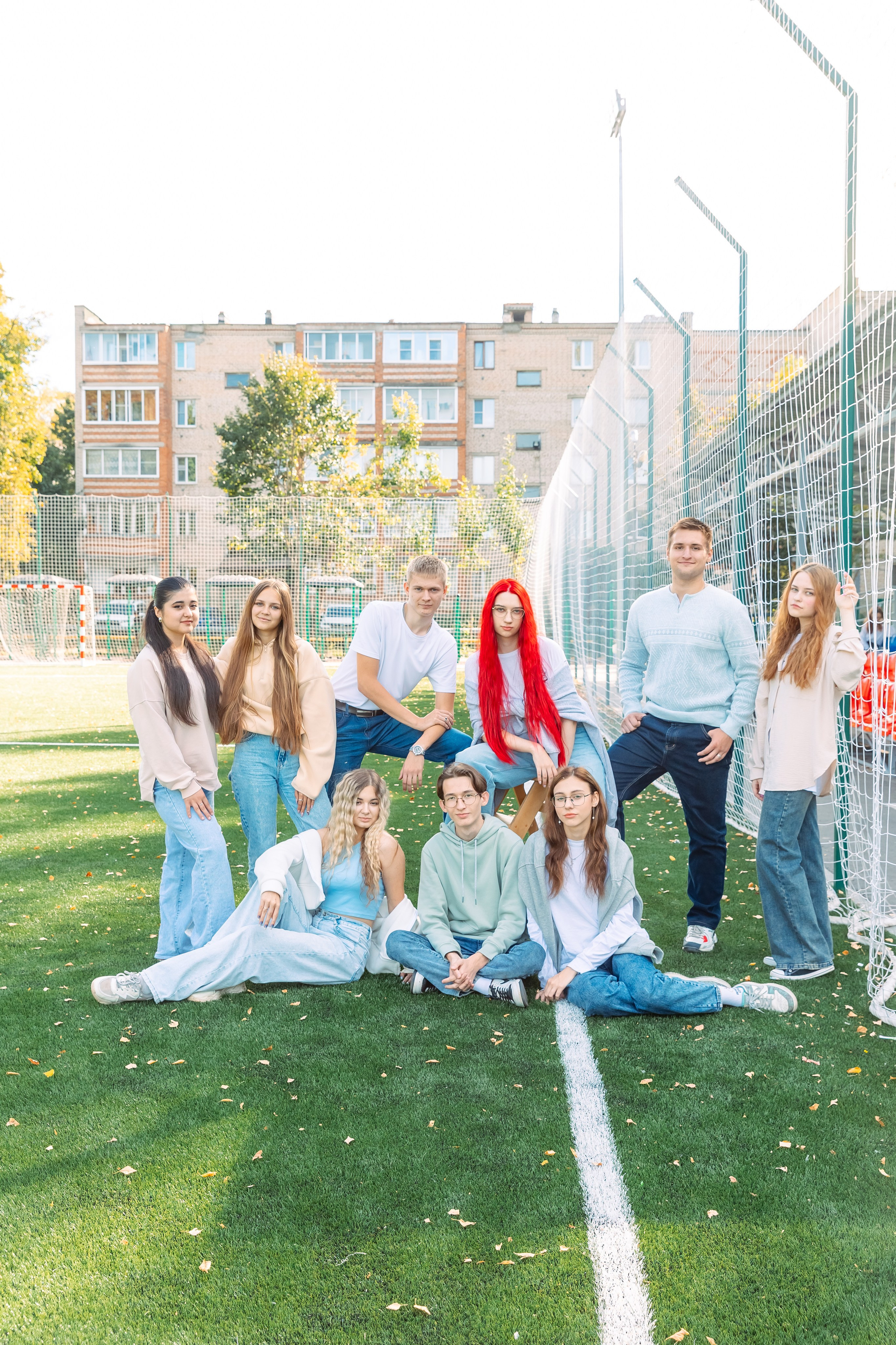 Позирование группы. Выпускные альбомы для детского сада и школы