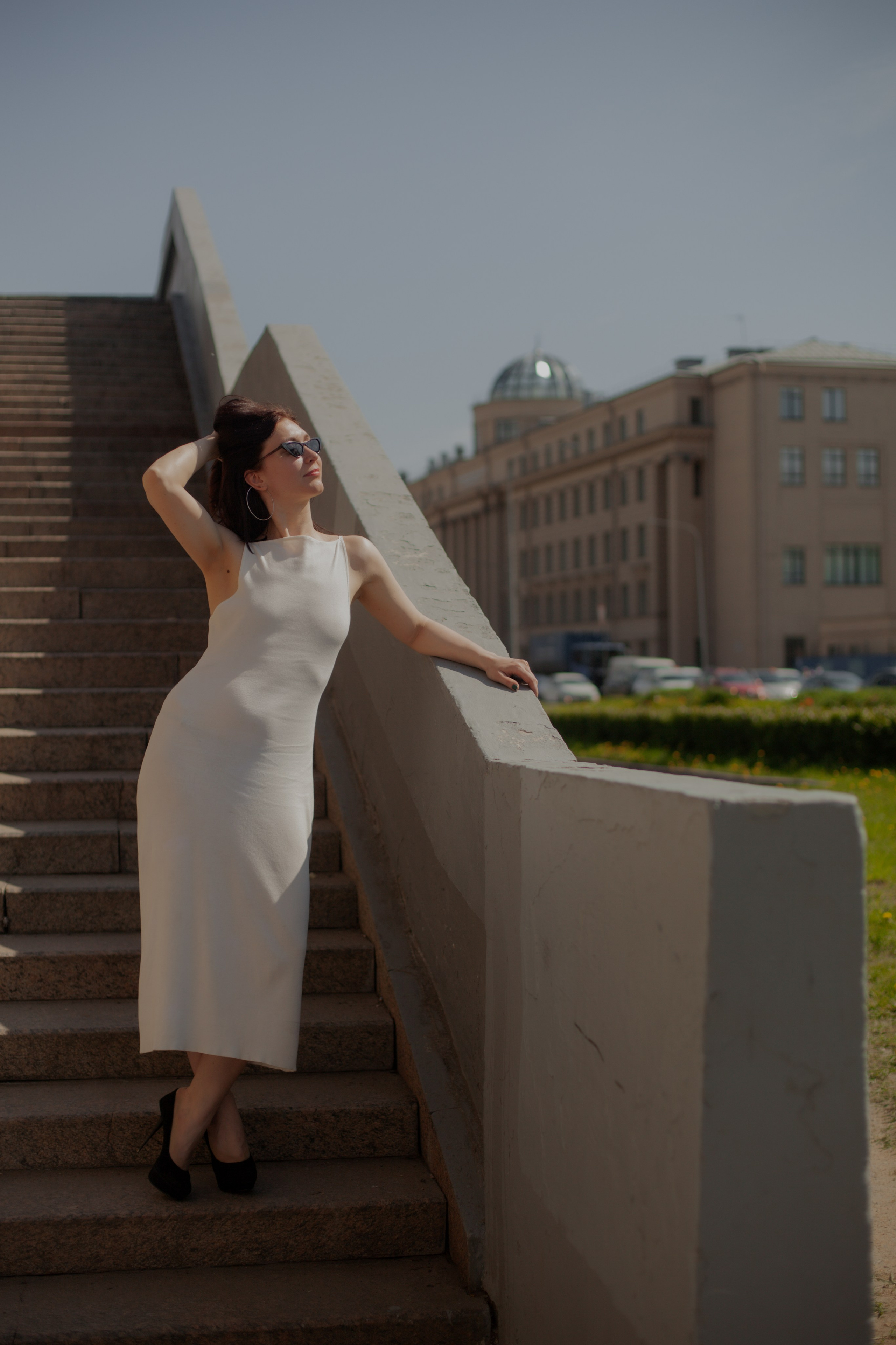 У Петербургского моста. Фотограф Евгения Архипова