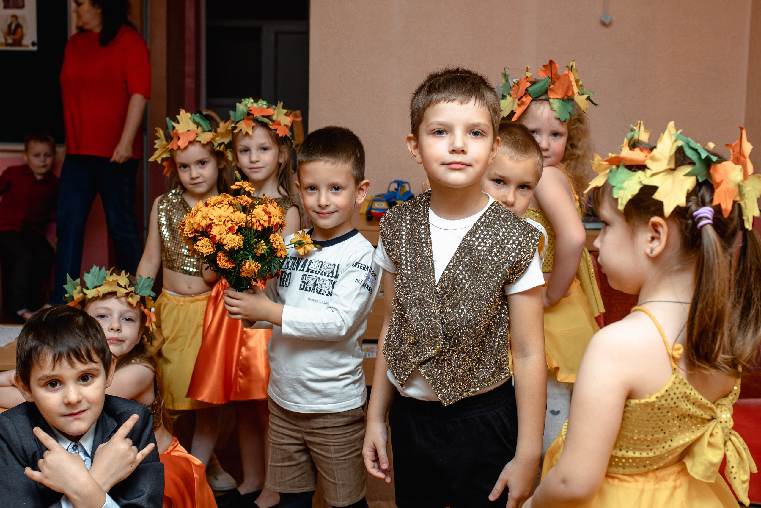 Осенний праздник в детском саду. Маргарита. Семейный фотограф в Минске Приболовец Светлана