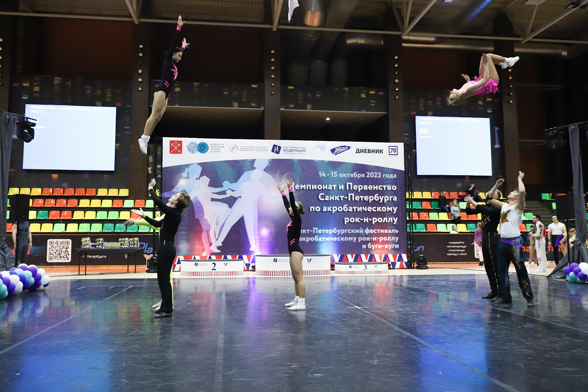 Чемпионат и Первенство Санкт-Петербурга по акробатическому рок-н-роллу. Фотограф Дарья Попова