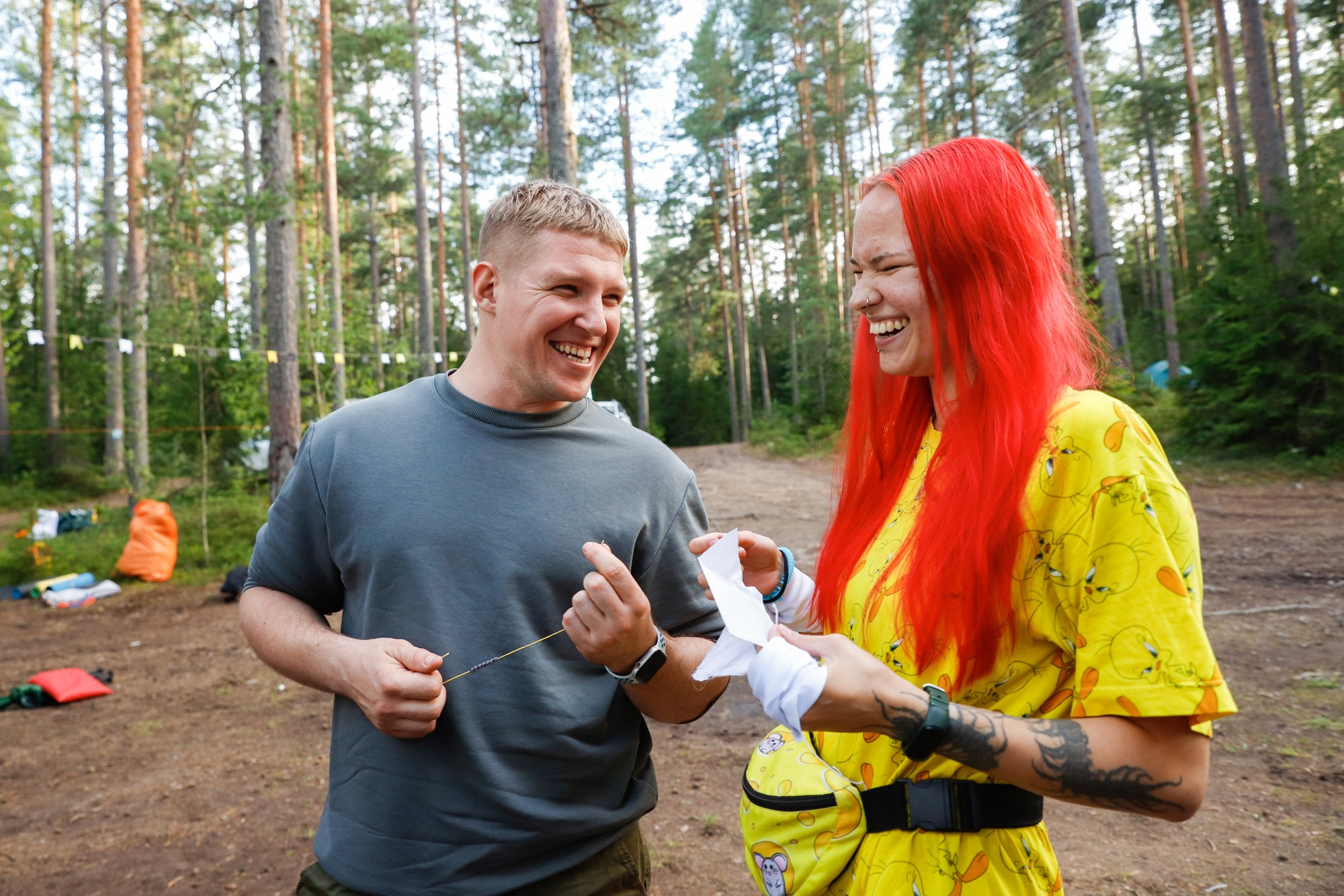 «Последний герой» в лагере для взрослых «Изи». Фотограф Дарья Попова