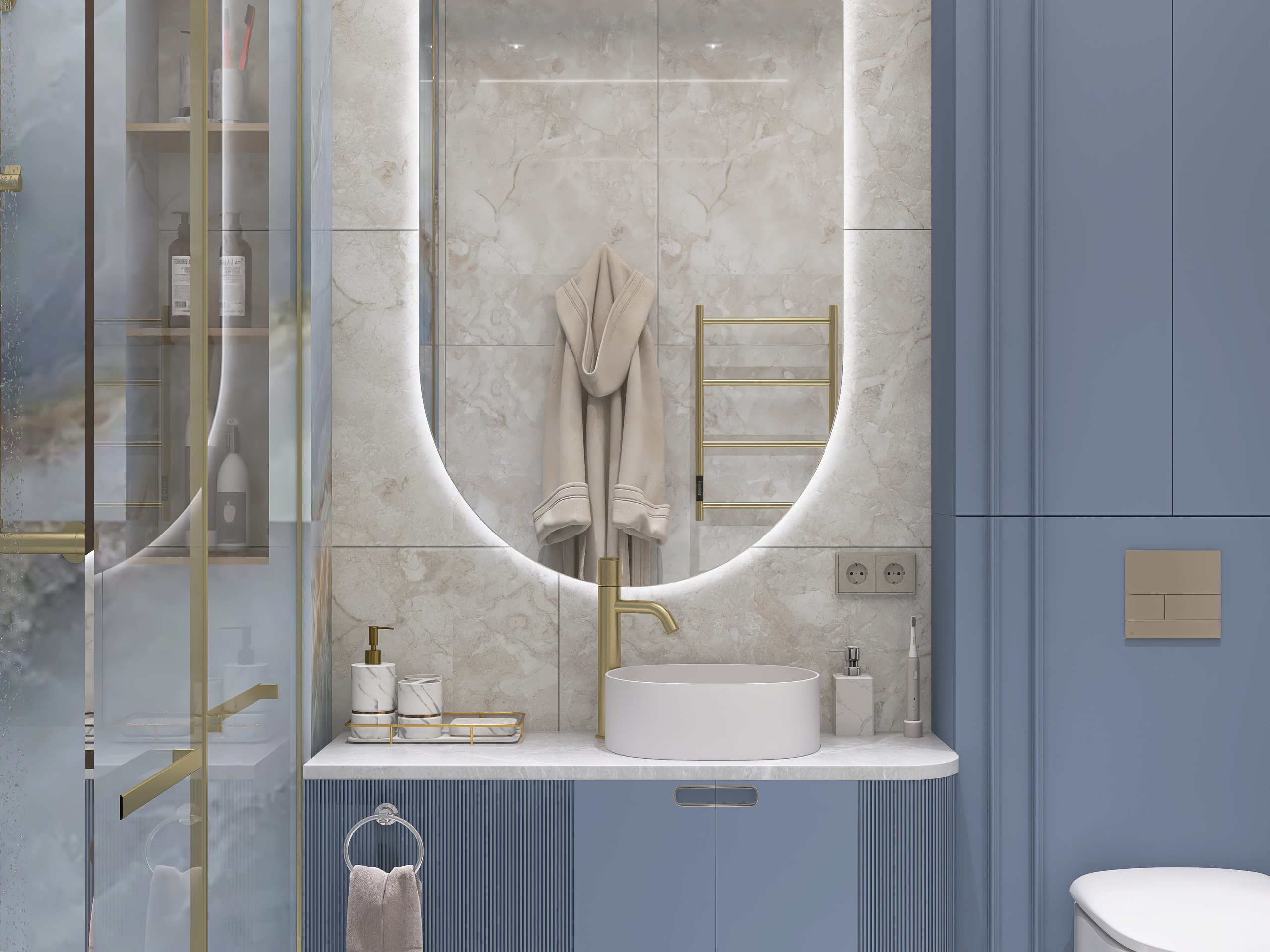 ЖК Тихомиров. Площадь 75 кв. м. Дизайнер интерьера в Новосибирске_Елена Сергеева